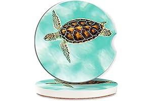 Car Coasters for Cup Holders - Turtle Friends Non-Slip Cup Coasters for Cars