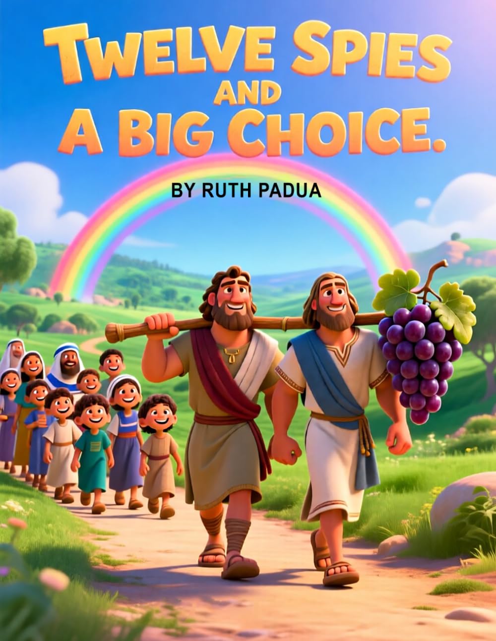 Bible Stories, Twelve Spies & a Big Choice, Stories of Moses, Christian Children's Stories, Sunday School Story Book: Religious, Inspirational Book, ... Book, Biblical Stories for Kids, Noah's Ark