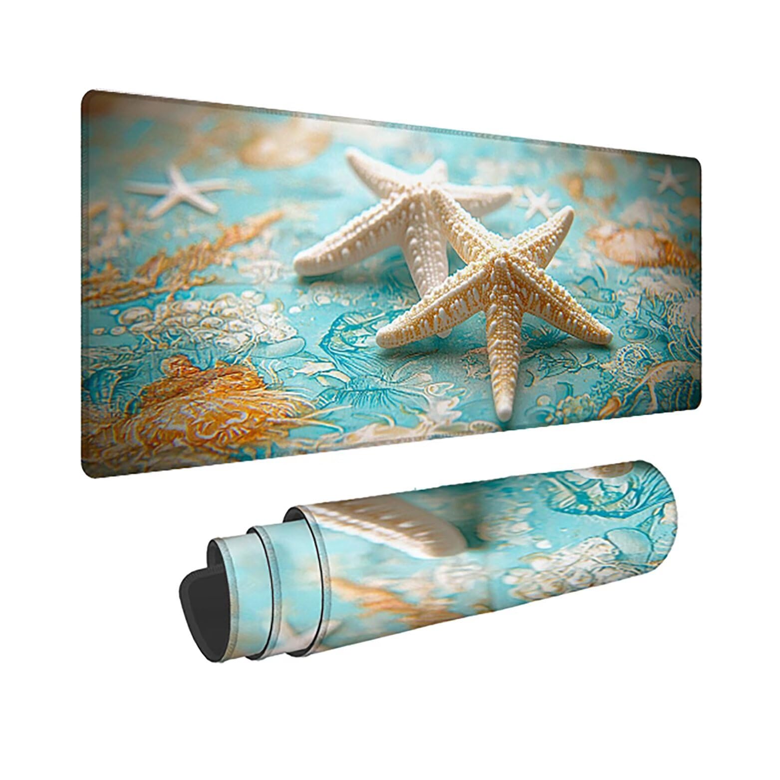 Podkładka pod mysz do gier XXL ze zwierzętami krajobrazowymi, podkładka pod mysz XXL 1400 x 600 x 3 mm, podkładka pod mysz matowa, bardzo duża tkanina na biurko dla graczy, antypoślizgowa podstawa