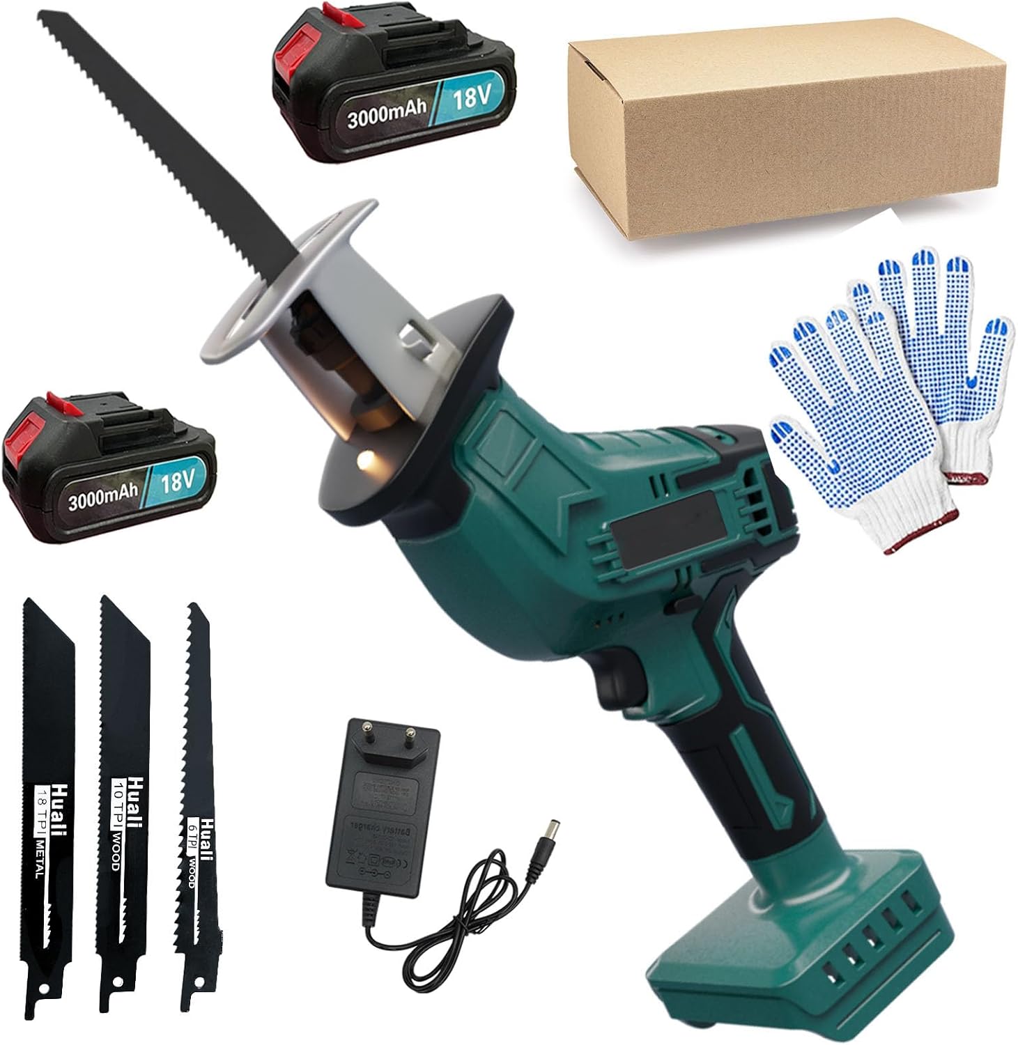 Cordless Reciprocating Saw Compatible with Makita 18V Batteries