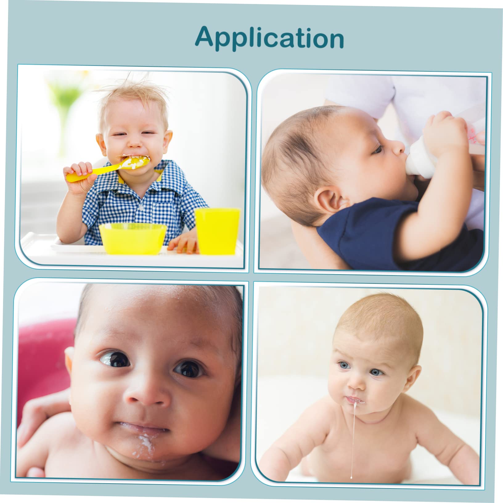 Abaodam 15 Stk Wasserdichtes Lätzchen Essen Lätzchen Zum Füttern Von Kleinkindern Speichel Lätzchen Neugeborenes Sabberndes Lätzchen Wasserdichtes Babylätzchen -lätzchen Polyester