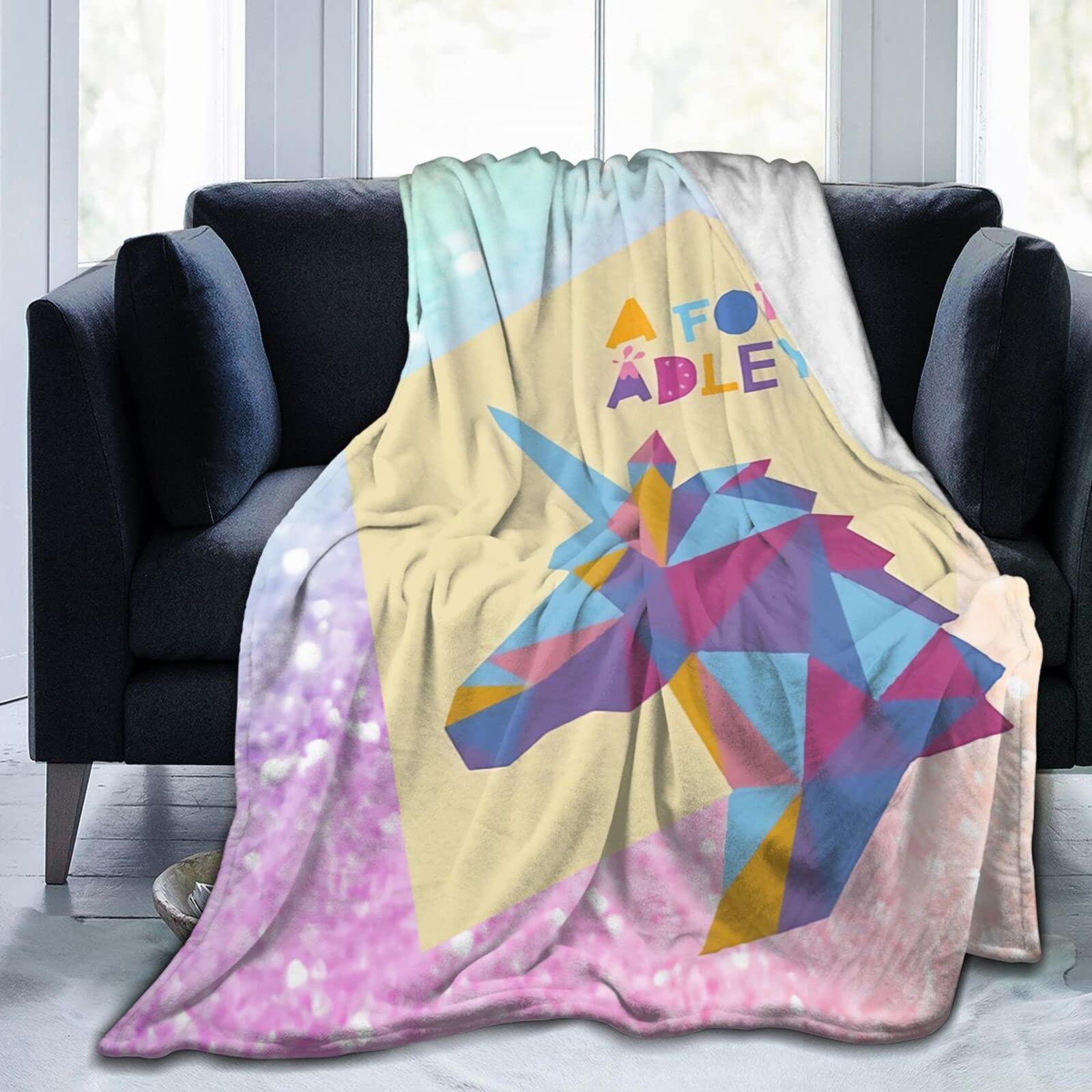 Suyggck Boys A For Adley Blanket Flannel Blankets Soft Cozy Lightweight Bed Decoration Blanket For Kids Girls Men Women 60"X50"