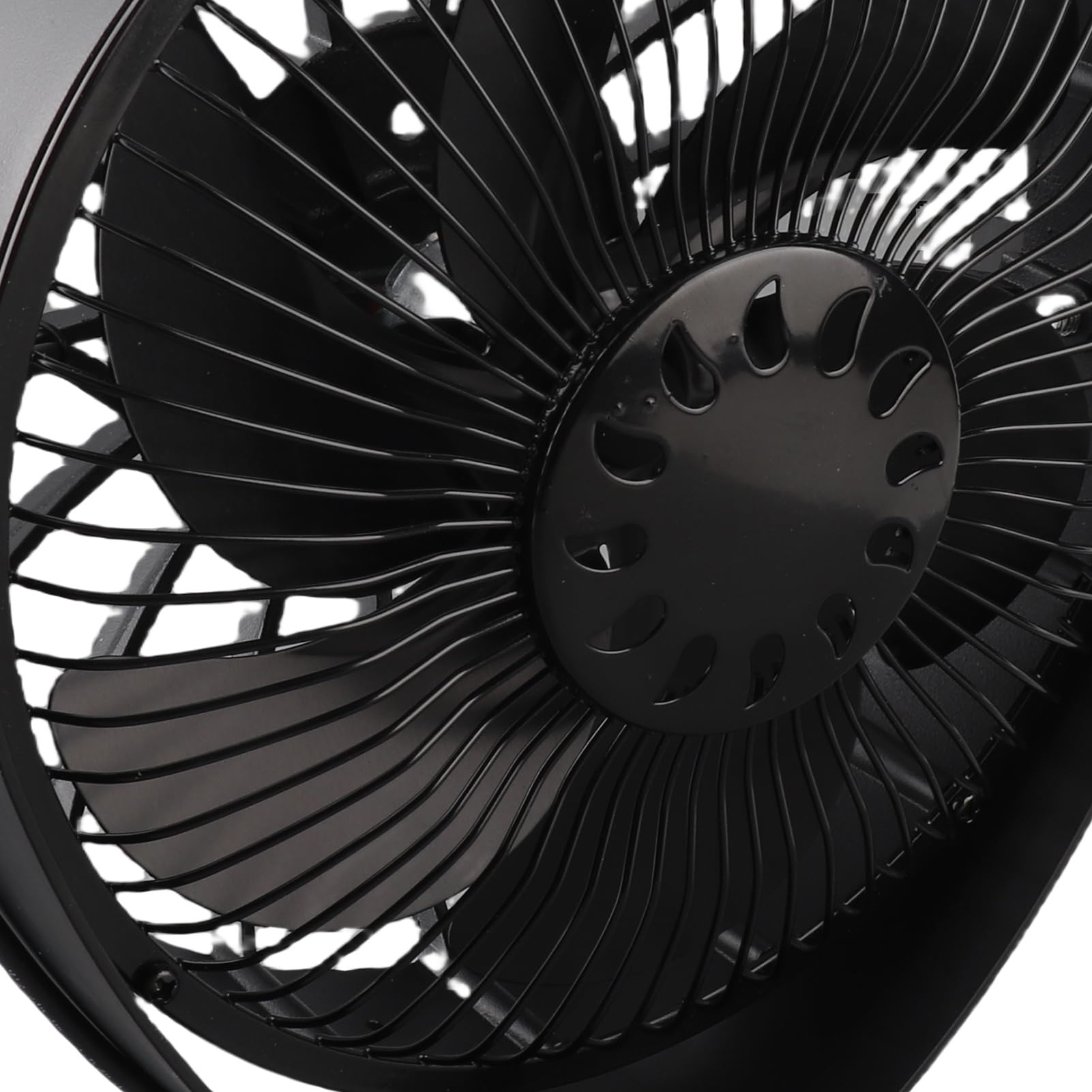 HEEPDD Ventilador para Chimenea Accionado por Calor, 6 Aspas, Silencioso, con Cubierta Protectora y para Estufa de Leña, Cenador