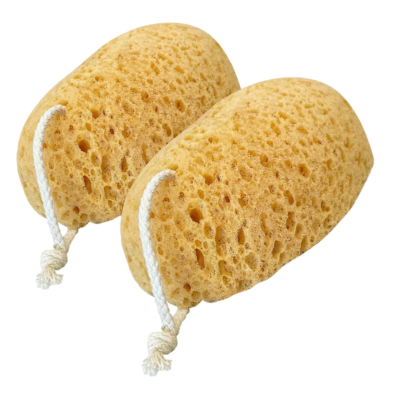 Healeved 8piezas Esponjas De Baño Exfoliantes Esponjas Suaves y Absorbentes Para Ducha Limpieza Profunda y Cuidado Piel Diseño Ergonómico y Lazo Para Secado Rápido