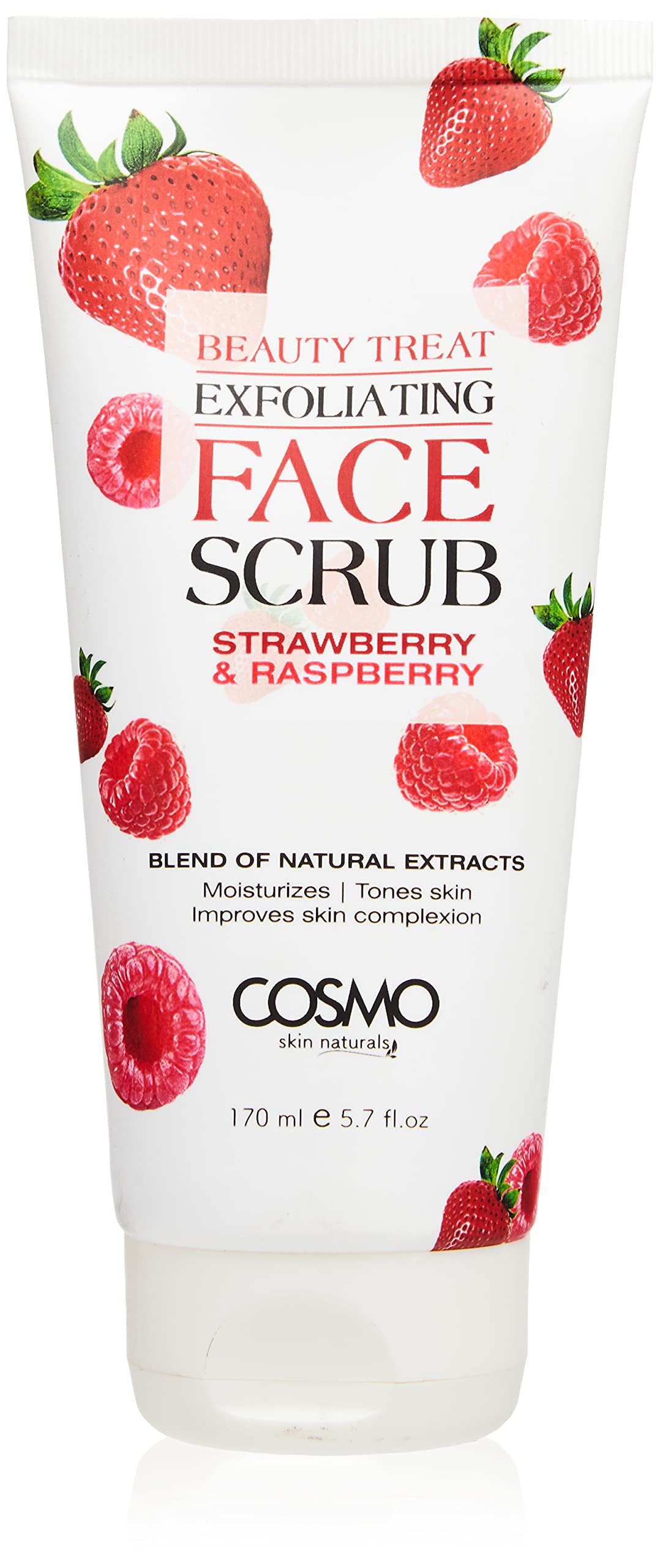 Cosmocosmetics Strawberry & Raspberry Scrub, 170ml