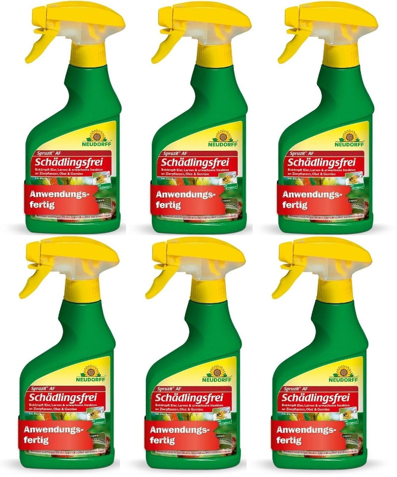 6 X 250ml Spruzit Schädlingsfrei AF