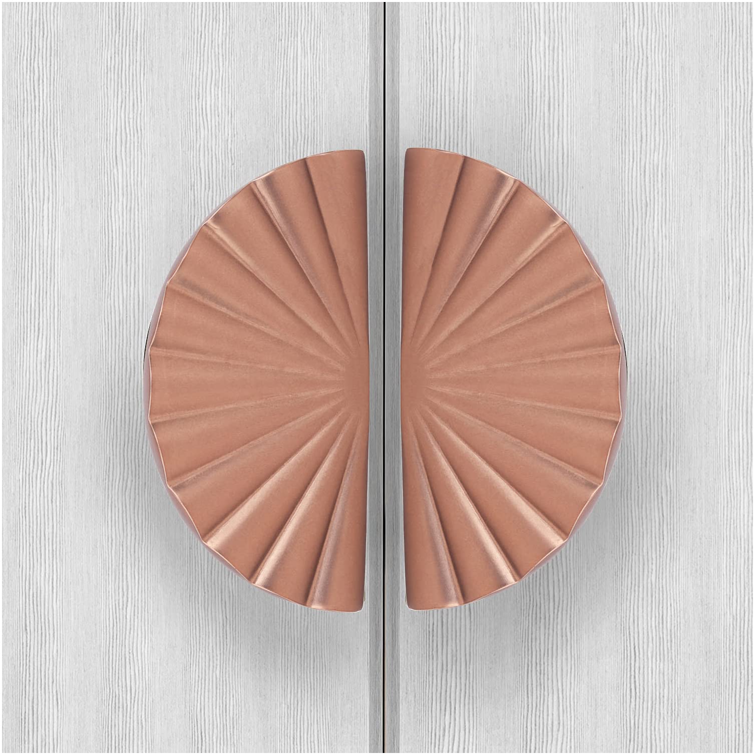 Mr. Mangru Zinc Alloy Half Circle Antique Rose Gold Finish Sun Design Drawer/Cabinet | Kitchen Drawer Cupboard Furniture Pulls Knob Hardware (Size: 2.5 Inch, Pack of 2)-image-18