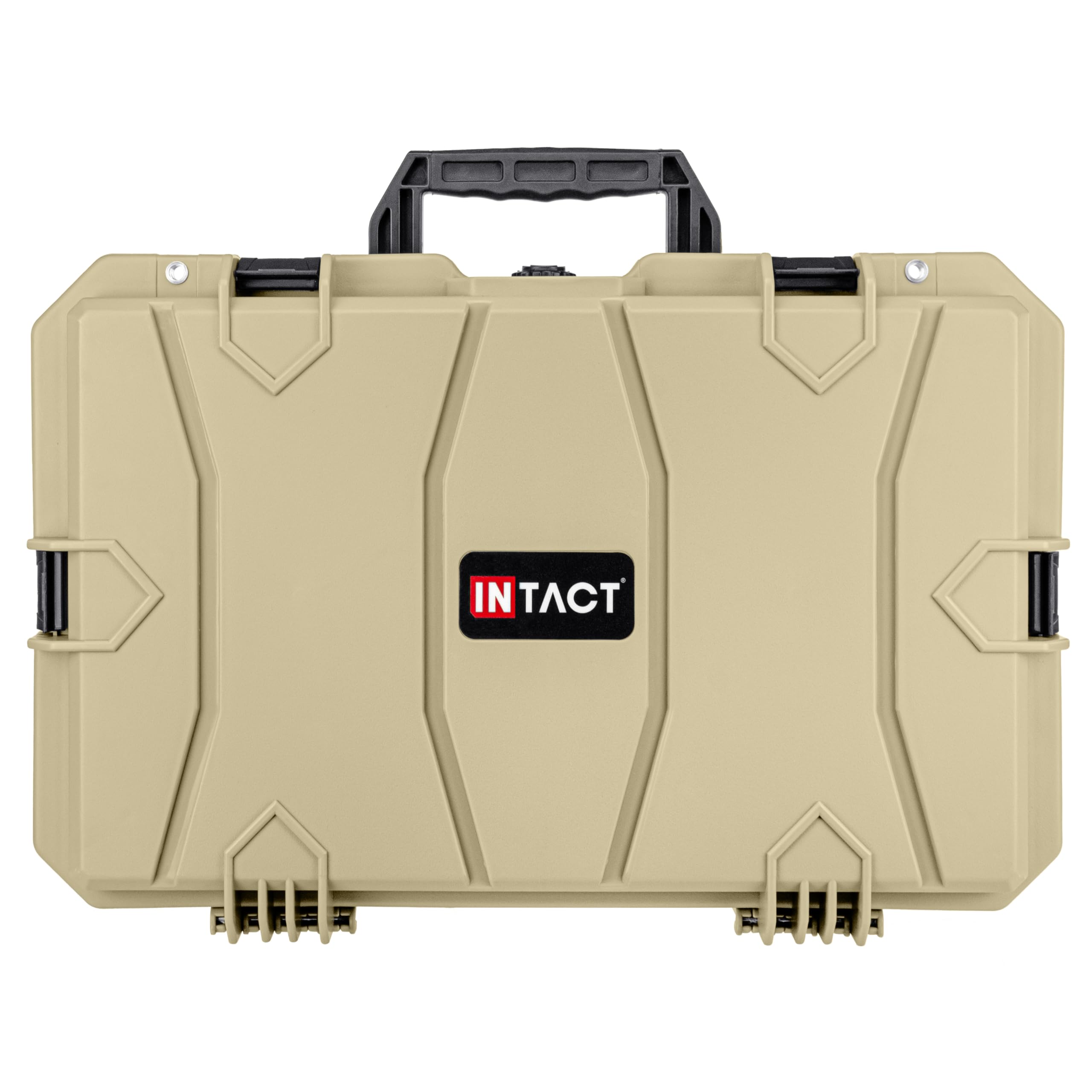 Eylar 21.6" Intact Series Carry-On Hard Camera Case, Lightweight and Durable Stacker Design with Foam (Tan)