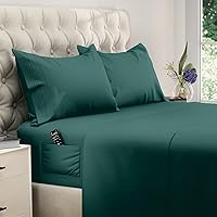 Vista 34 de DREAMCARE - Juego de sábanas de tamaño individual XL, 3 piezas, refrescantes, extralargas, suaves y duraderas de 100% poliéster de microfibra