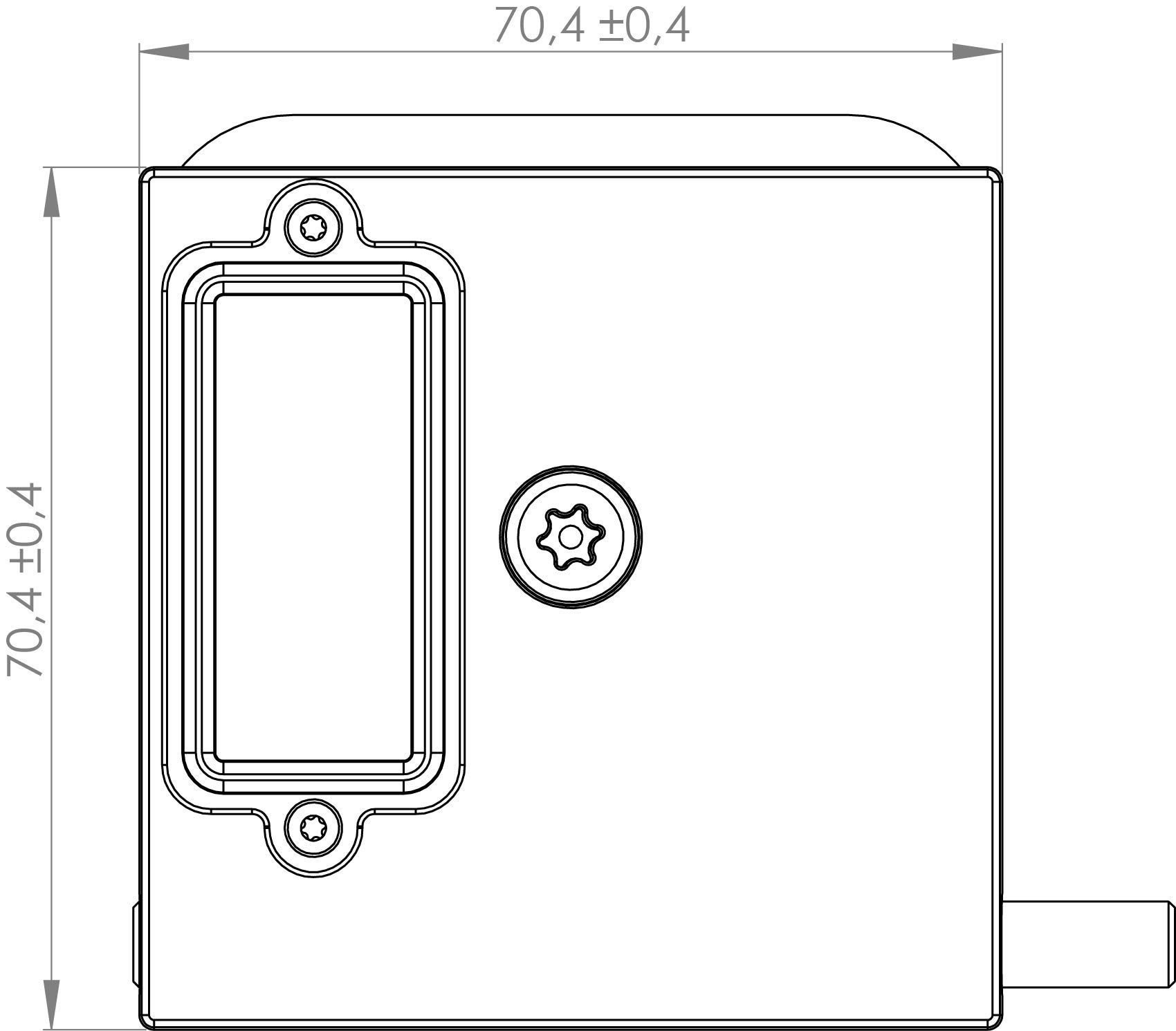 BURG Zahlenschloss Keypad Outdoor IP54 - elektronisches Codeschloss mit PIN-Code (Batteriebetrieb, wetterfestes Outdoor-Schloss für Außenbereich)