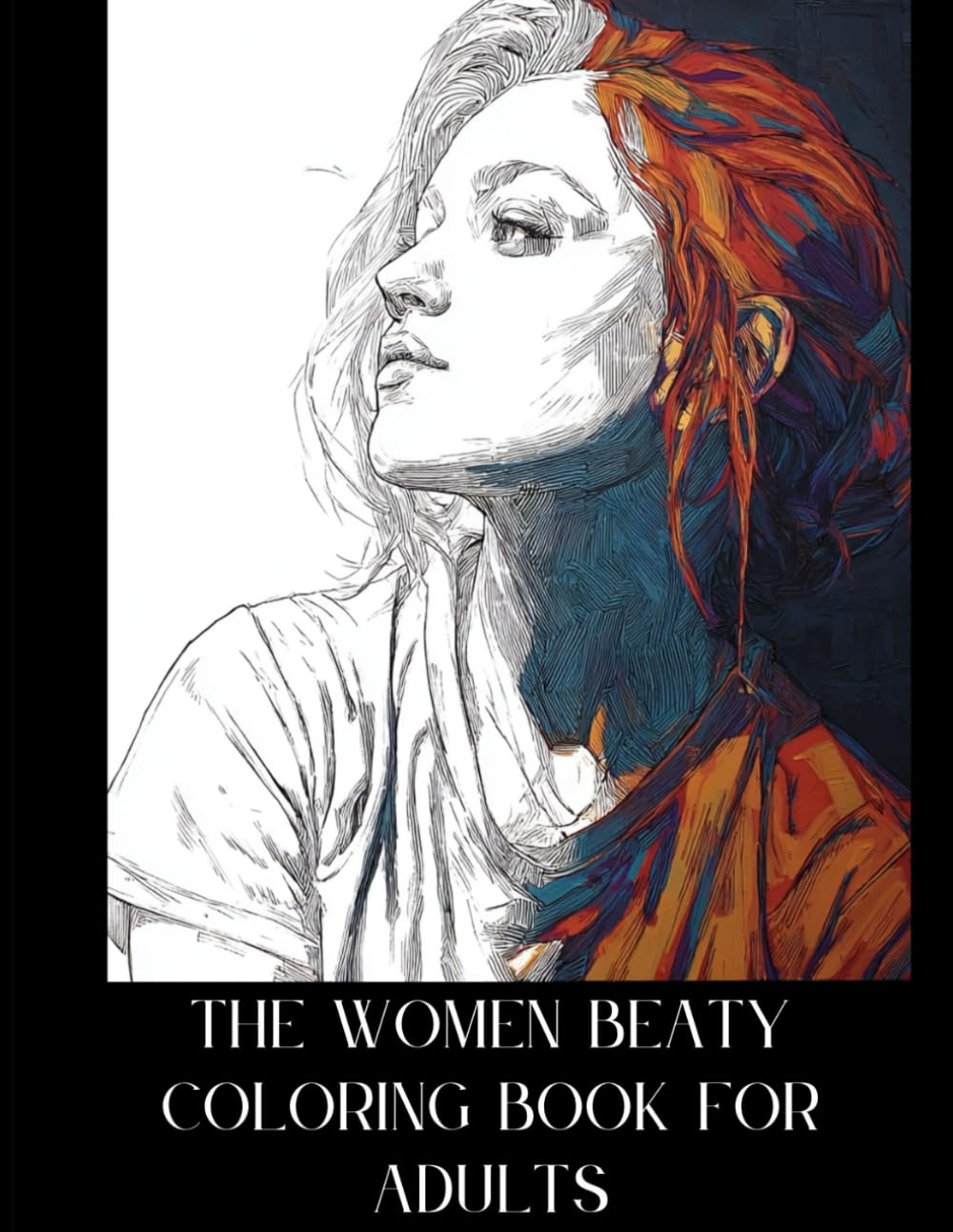 The Women Beauty Coloring Book for Adults: Beautiful Female Portraits for Stress Relief, Relaxation and Mindful Creativity