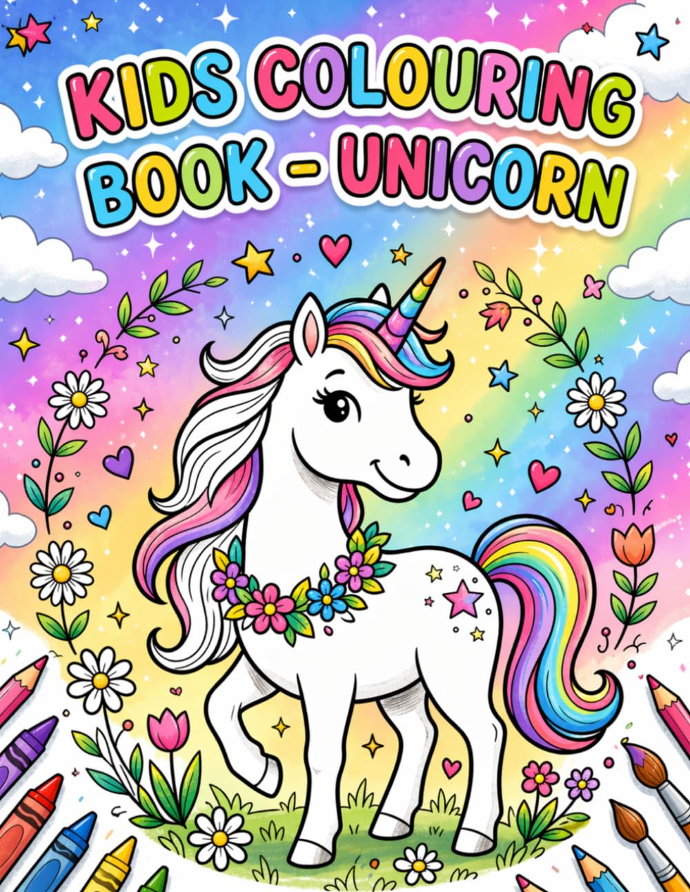 Magical Unicorn Coloring Book for Kids