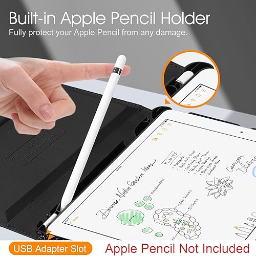 Vista 99 de Fintie - Funda giratoria para iPad de 9ª generación / 8ª generación / 7ª generación, de 10.2 pulgadas, funda giratoria en 360 grados, funda Azul