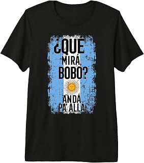¿Qué Mirá, Bobo? Andá Pa’ Allá - Flag Argentina Mirabobo Ar Premium Tri-blend T-Shirt