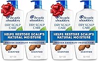 Vista 11 de Head & Shoulders Champú anticaspa, Champú para cuidado del cuero cabelludo seco Paquete doble, 1% de piritiona de zinc y aceite de almendra