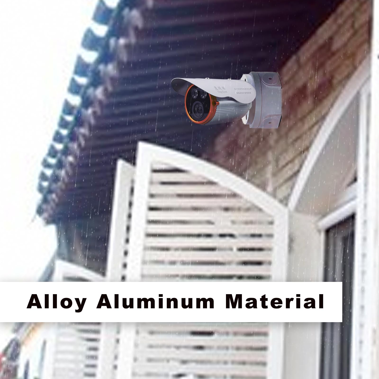 Puszka przyłączeniowa do kamery, puszka rozgałęźna, ukryty kabel ze stopu aluminium, do kamery kopułkowej, wodoszczelna, do kamer monitorujących wewnątrz i na zewnątrz, nadaje się do ścian, sufitów