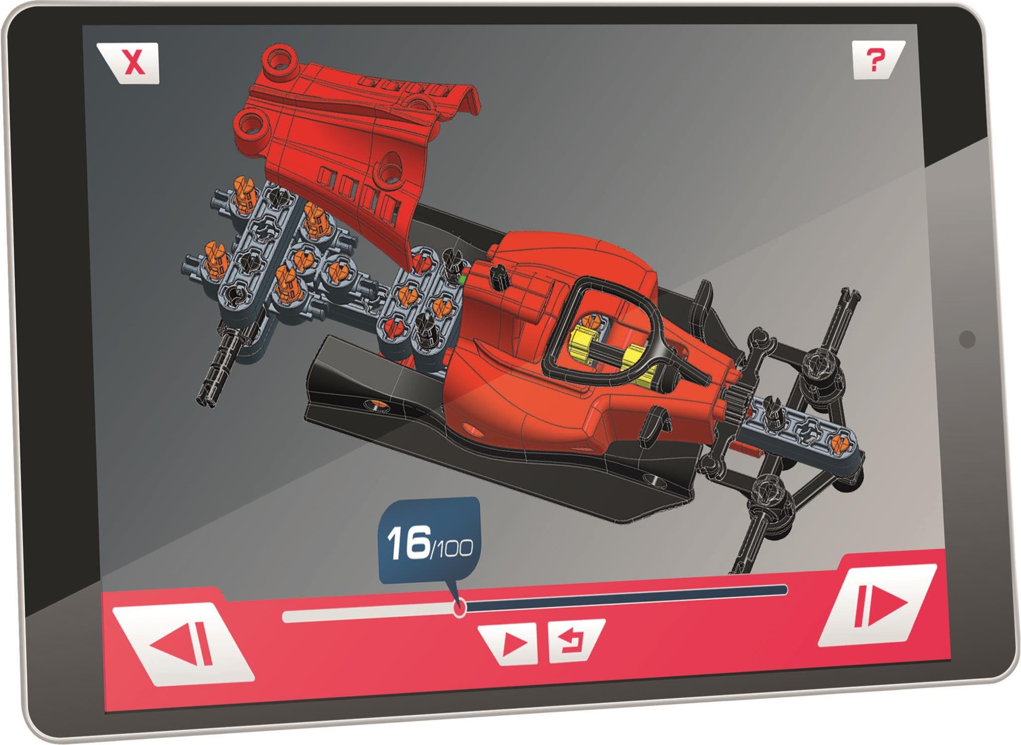 Clementoni - Ciencia y Juego, Laboratorio de Mecánica: Coche de Carreras, Kit de Construcción Stem, +90 Componentes, Edad 8+, Fabricado en Italia, 55672 — view 8