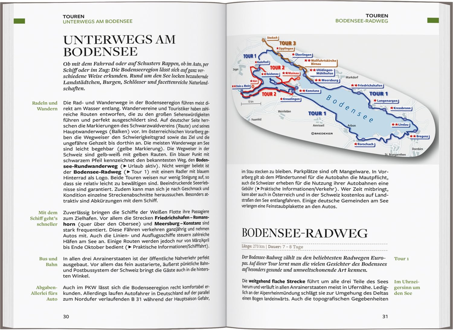 Baedeker Reiseführer Bodensee: mit praktischer Karte EASY ZIP