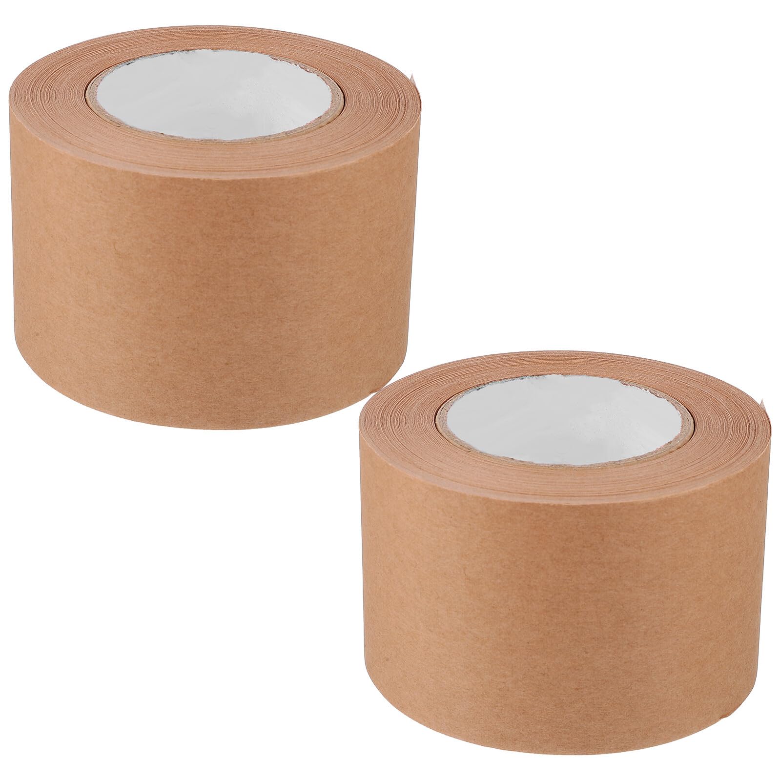 10 Rollen Verstärktes Kraftpapier Klebeband Stark Haftendes Verpackungsband für Kartonversiegelung Beschreibbar Wasserresistent Vielseitig Einsetzbar für Versand und Lagerung