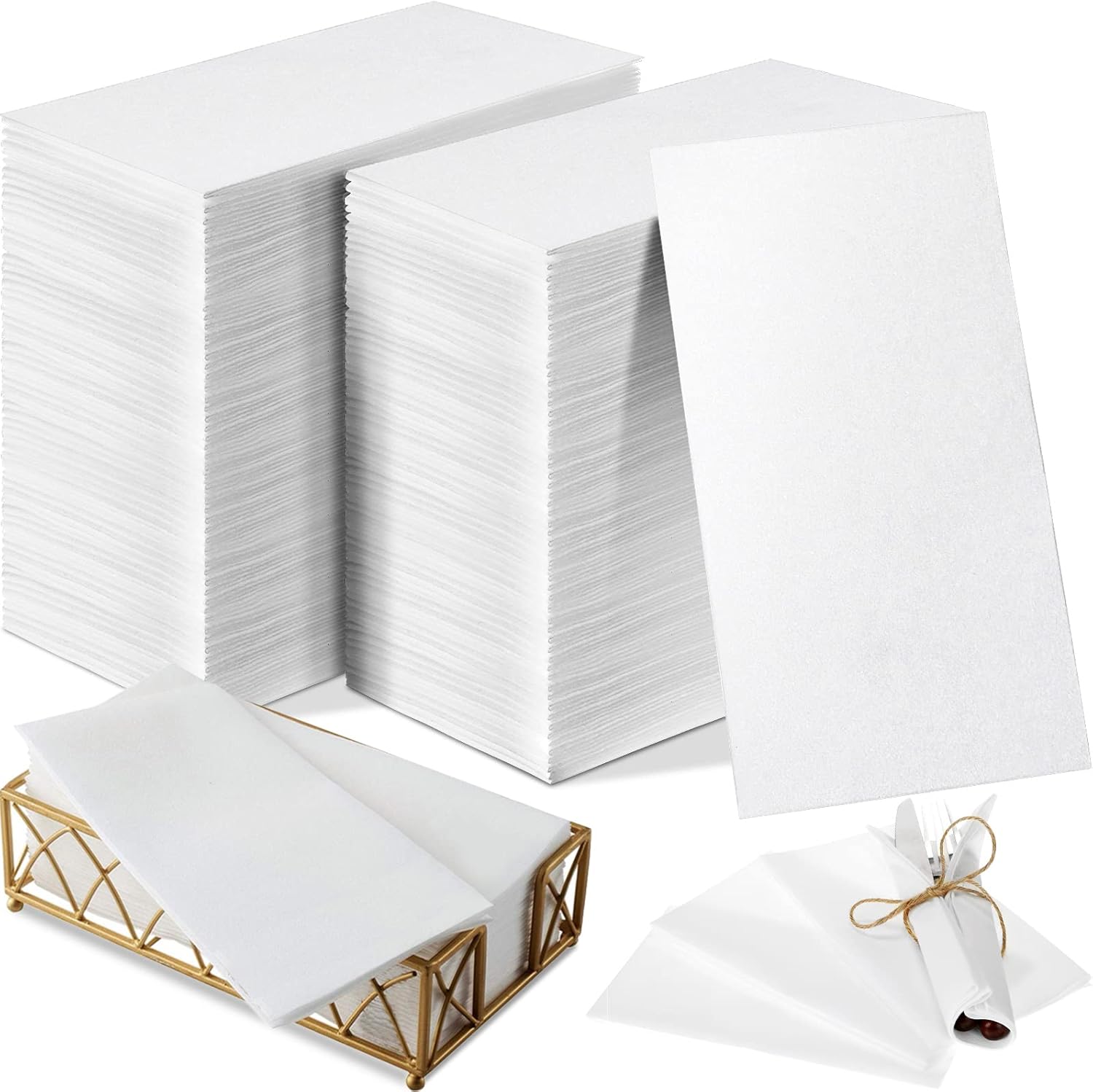 Amazon.com: Colarr 1000 Paper Hand Towels Bathroom Guest Towels, 12" x ...