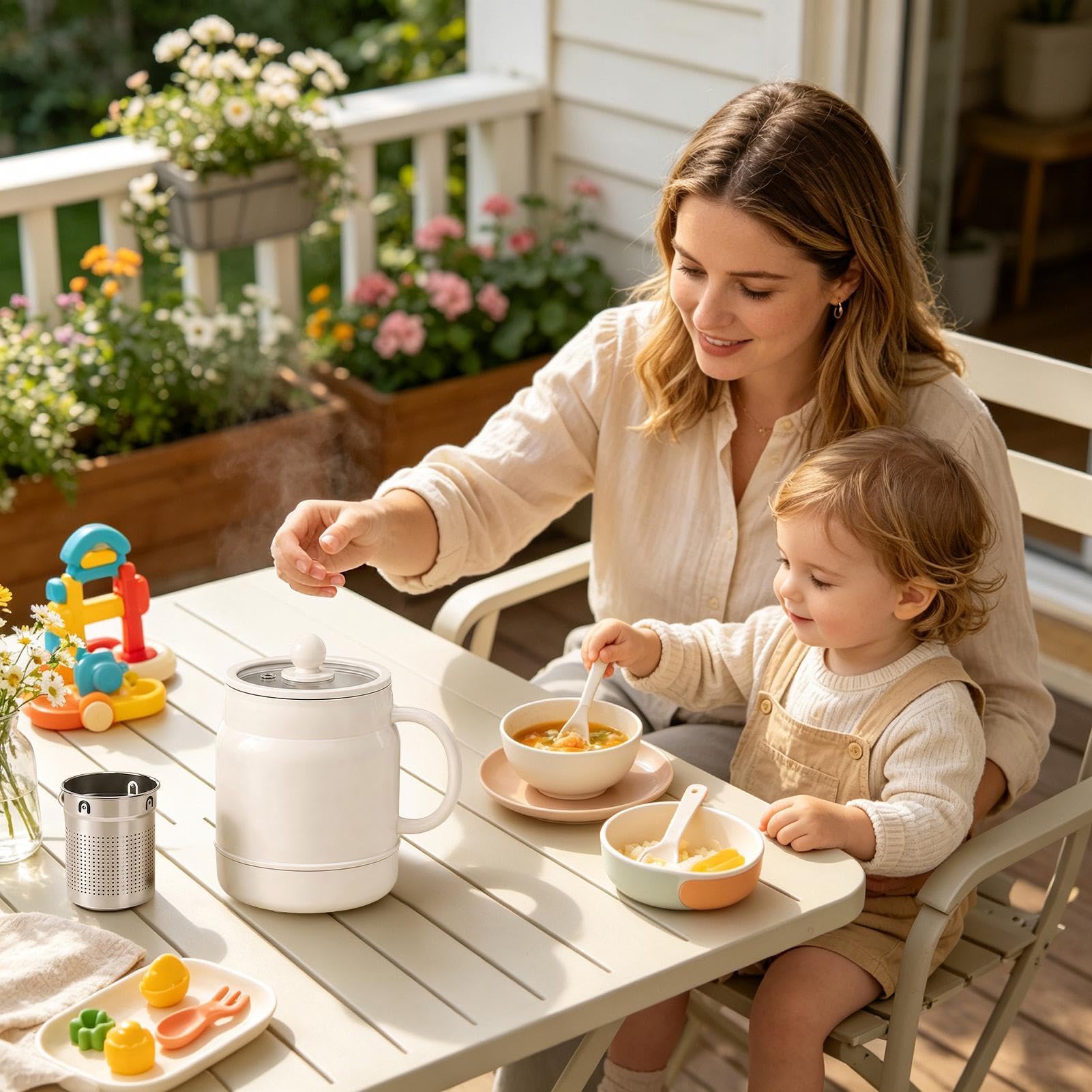 Hervidor eléctrico de té cocina aislante personal con filtro