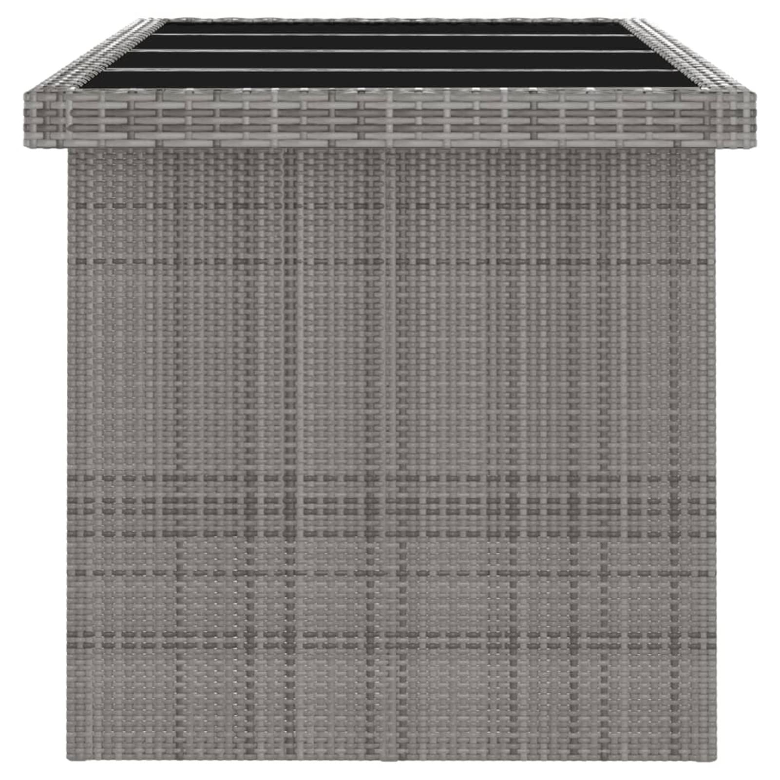 Set de Comedor de jardín 7 pzas, Mesa Terraza Exterior Y Sillas, Conjunto Mesa Y Sillas Jardin, Mesa Y Sillas Terraza, y Cojines ratán sintético Gris