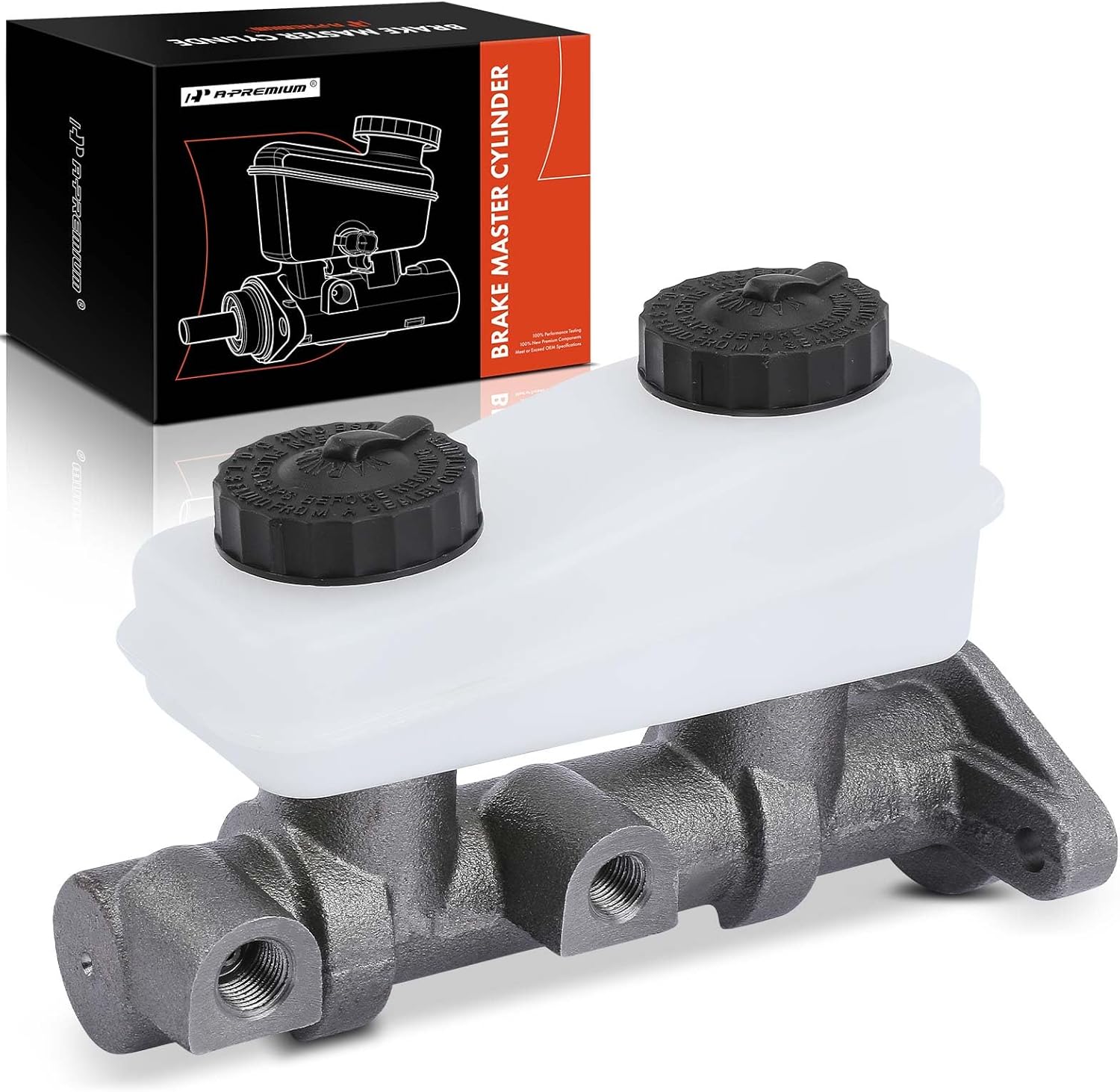 A-Premium Brake Master Cylinder with Reservoir and Cap Compatible with Dodge Vehicles - Dakota 1987 1988 1989 1990 1991 1992 1993