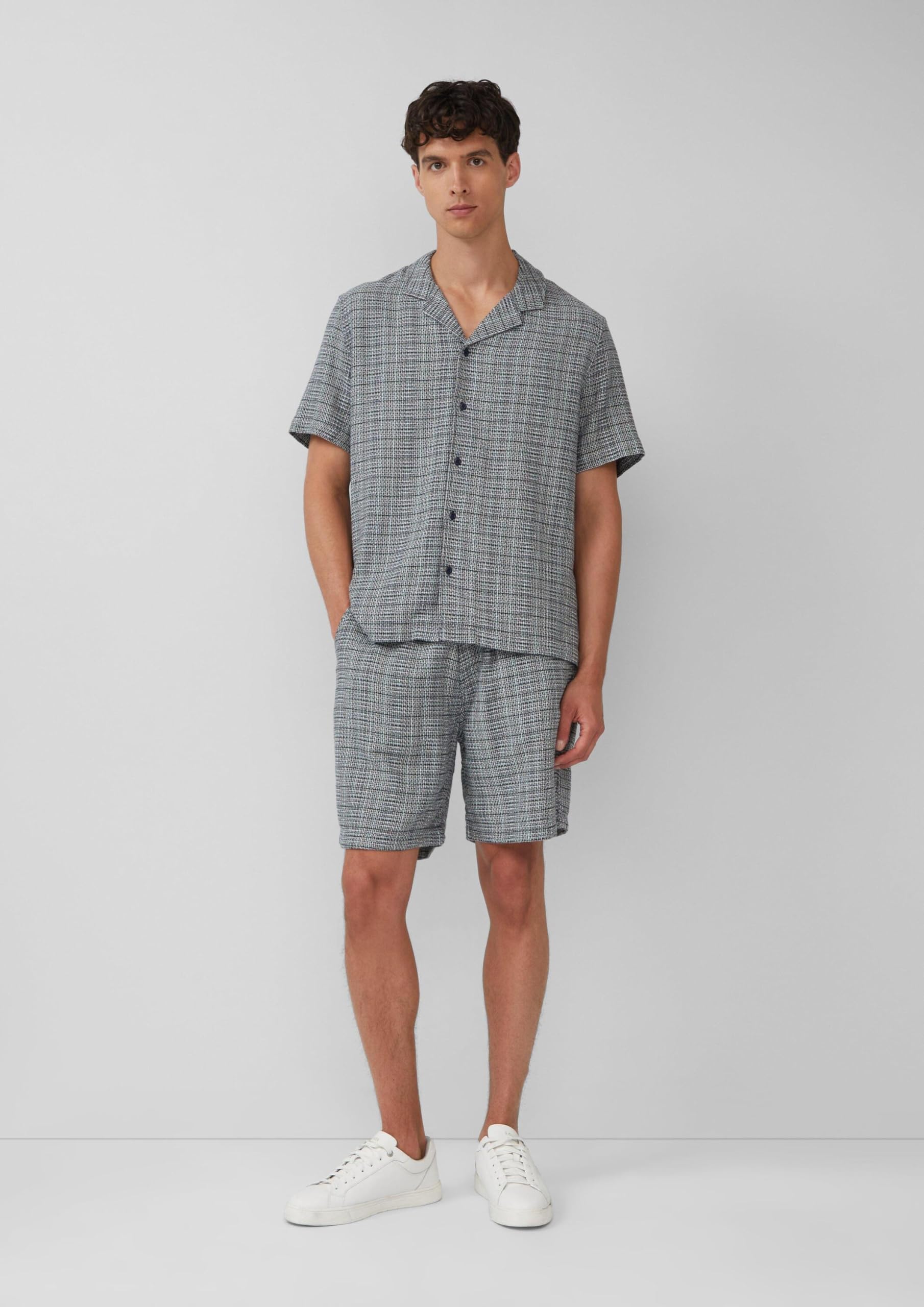 s.Oliver Detroit: Strukturierte Baumwoll-Shorts im Relaxed Fit