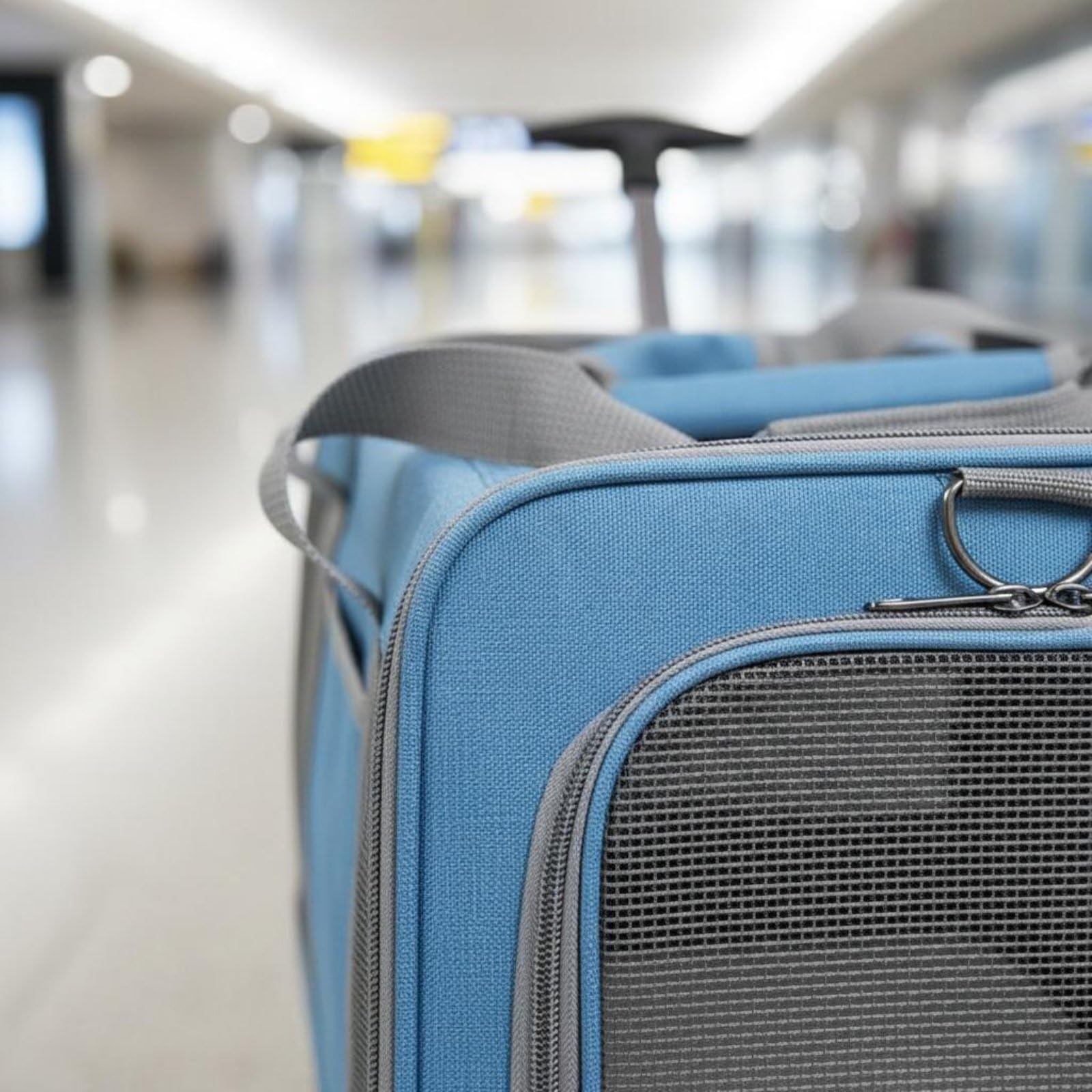 rockible Transportín con Ruedas Gran Capacidad Multifunción para Viaje, Gris