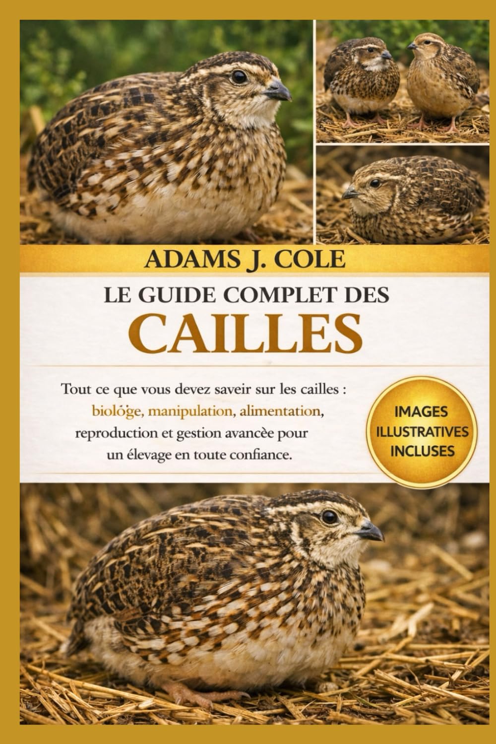 LE GUIDE COMPLET DES CAILLES: Tout ce que vous devez savoir sur les cailles : biologie, manipulation, alimentation, reproduction et gestion avancée pour un élevage en toute confiance.