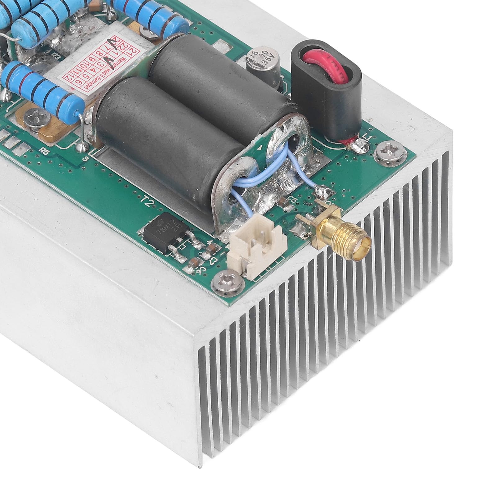 Kurzwellen-Leistungsverstärker 30 W HF-Linearverstärker für Amateurfunk SMA-Buchse DC12-16 V 1,5-54 MHz Breitband-HF-Verstärker mit geringem Stromverbrauch Breitband