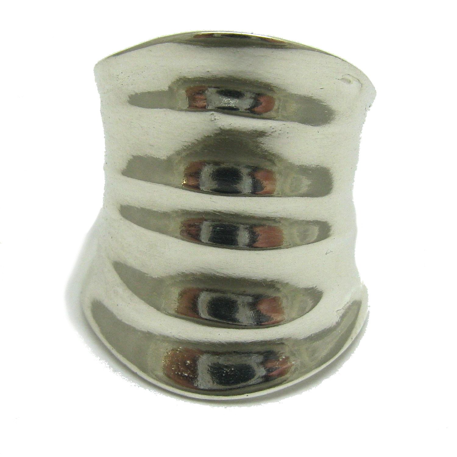 Élégant longue bague en argent massif 925 R000571 Empress