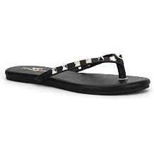Rivington Stud Flip Flop in Black Black / 6