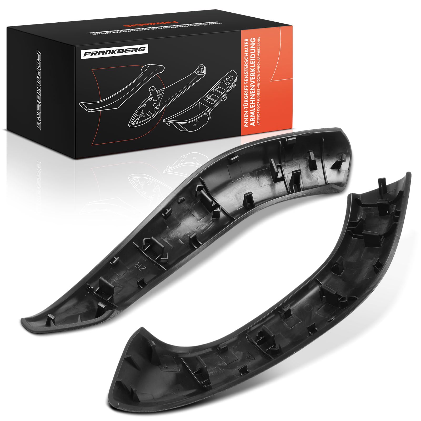 Frankberg 2x Maniglia interna Pannello di Interruttore finestra auto Sinistra e Destra Compatibile con X1 F48 X1 Van F48 Replace# 51417417513 51417417514