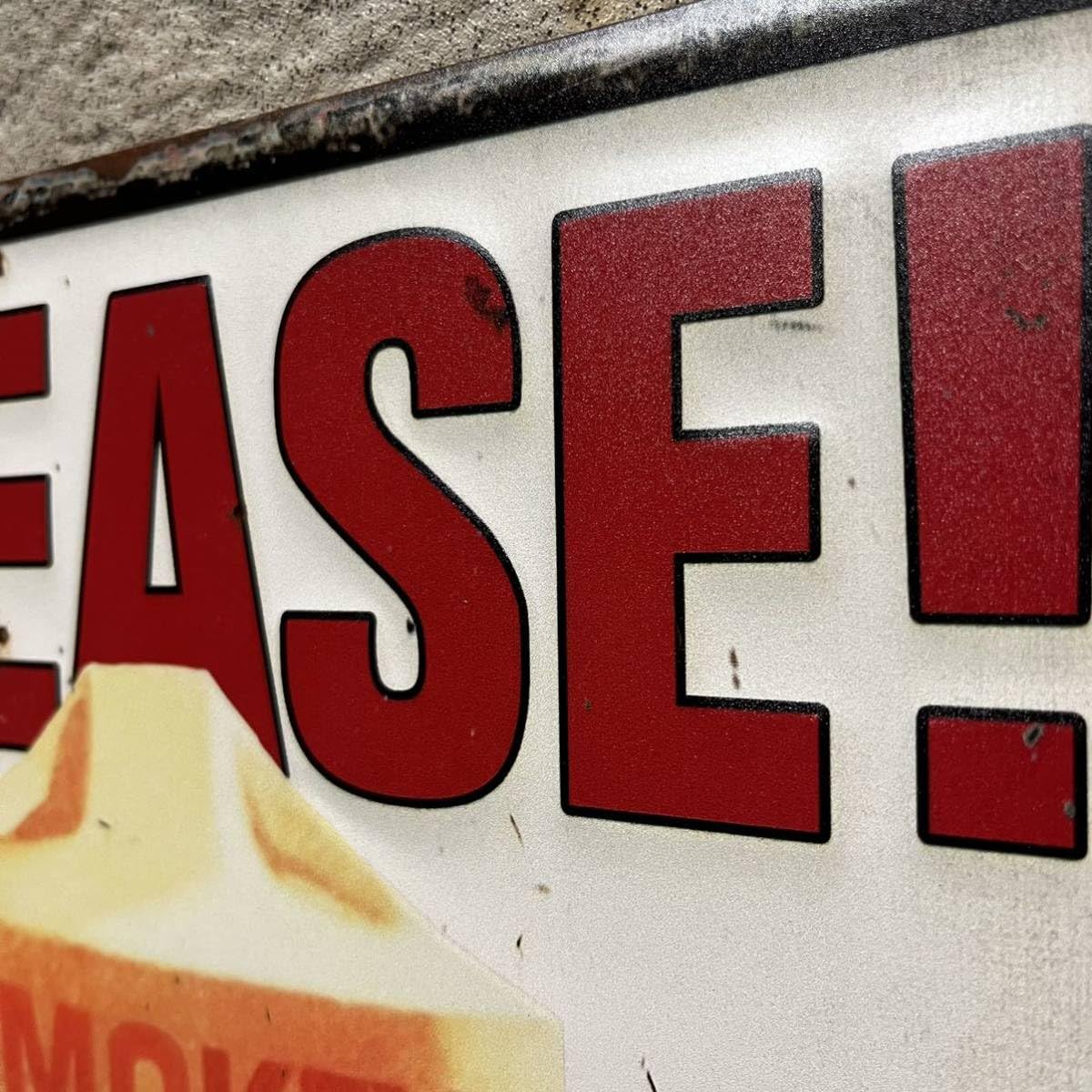 Amazon.co.jp: アメリカ製 スモーキーベア エンボス看板 山火事防止