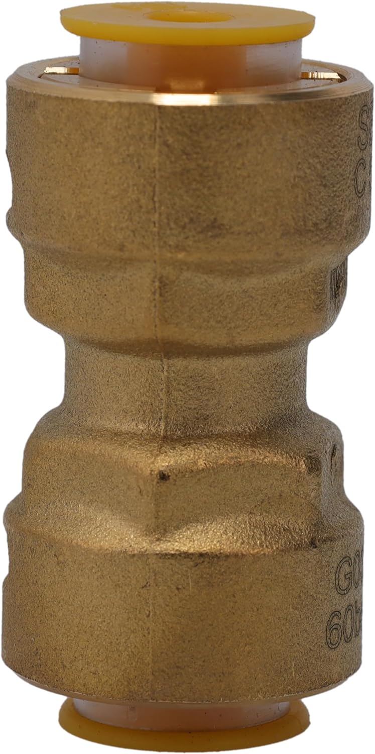 Supplying Demand SB1 5/8 Inch Quick Connect HVAC Brass Coupler Fitting