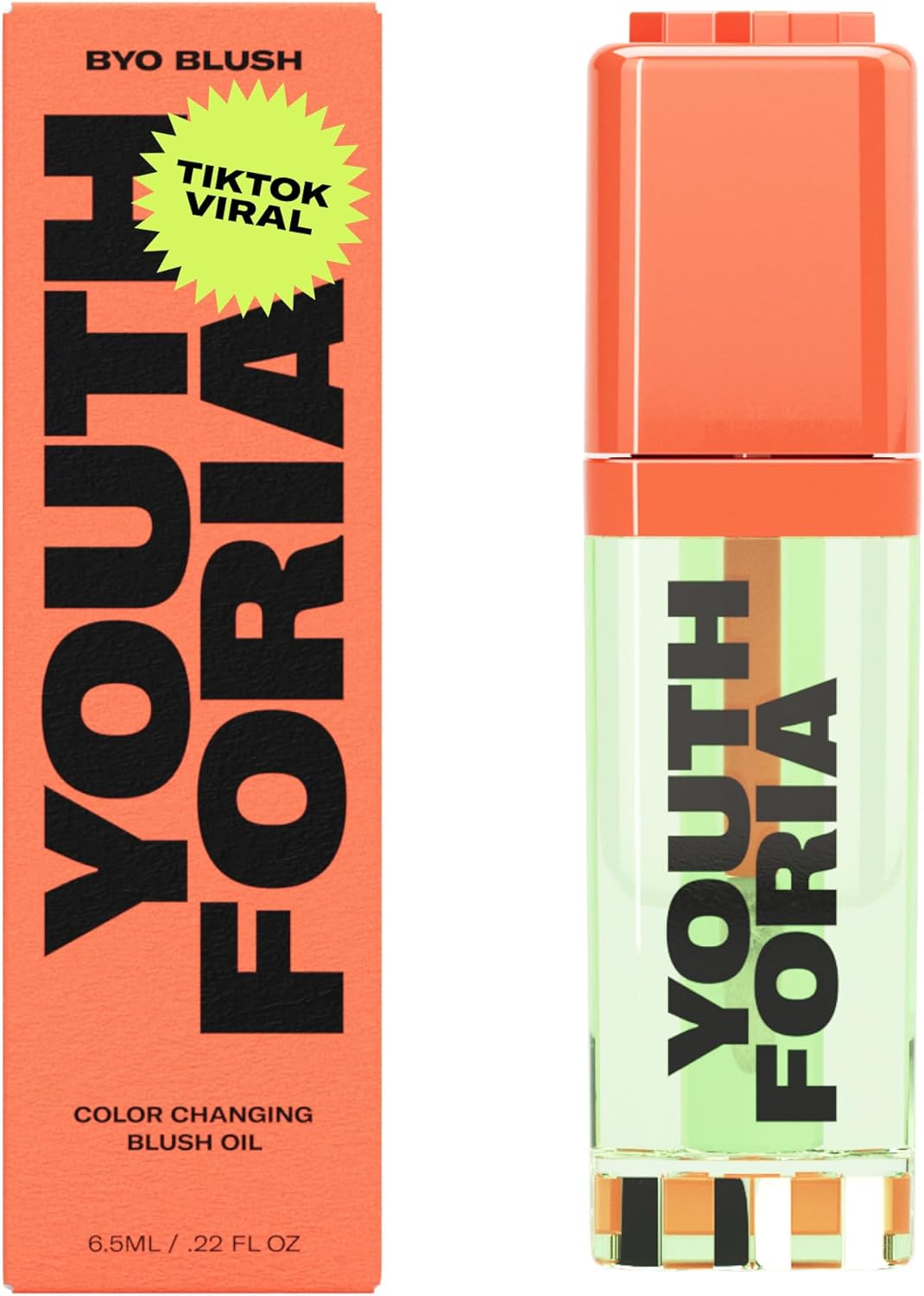 Youthforia BYO Blush – Green Color Changing Liquid Blush Oil, 6,5 ml Gel Blush Contour Liquid Korean Blush, Liquid Blush voor cheeks Youthforia BYO Blush – Green Color Changing Liquid Blush Oil, 6,5 ml Gel Blush Contour Liquid Korean Blush, Liquid Blush voor cheeks