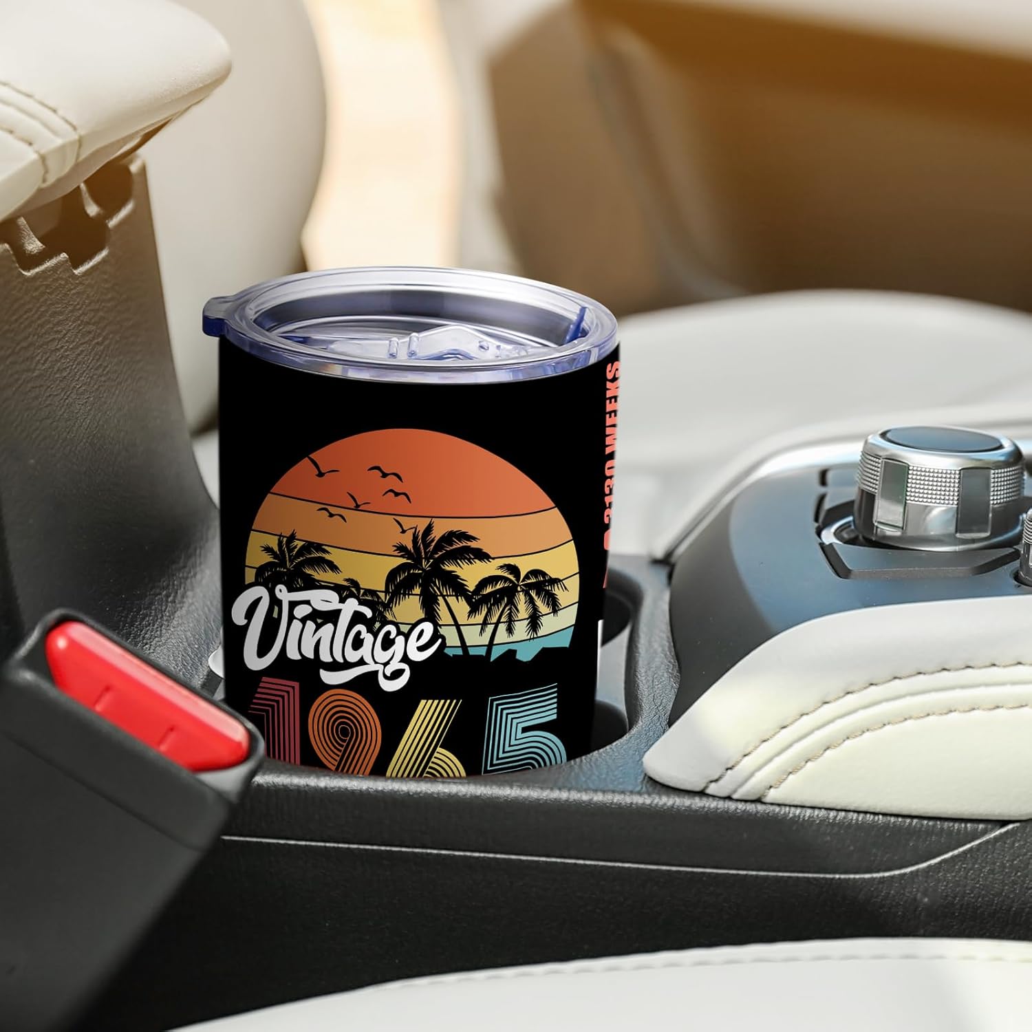 qixnzagr 60th Birthday Gifts for Men, 20oz Vintage Tumbler, 1965 Insulated Travel Mug with Classic CHEERS Design, Durable 60 Year Old Birthday Keepsake for Dad, Husband - Image 5