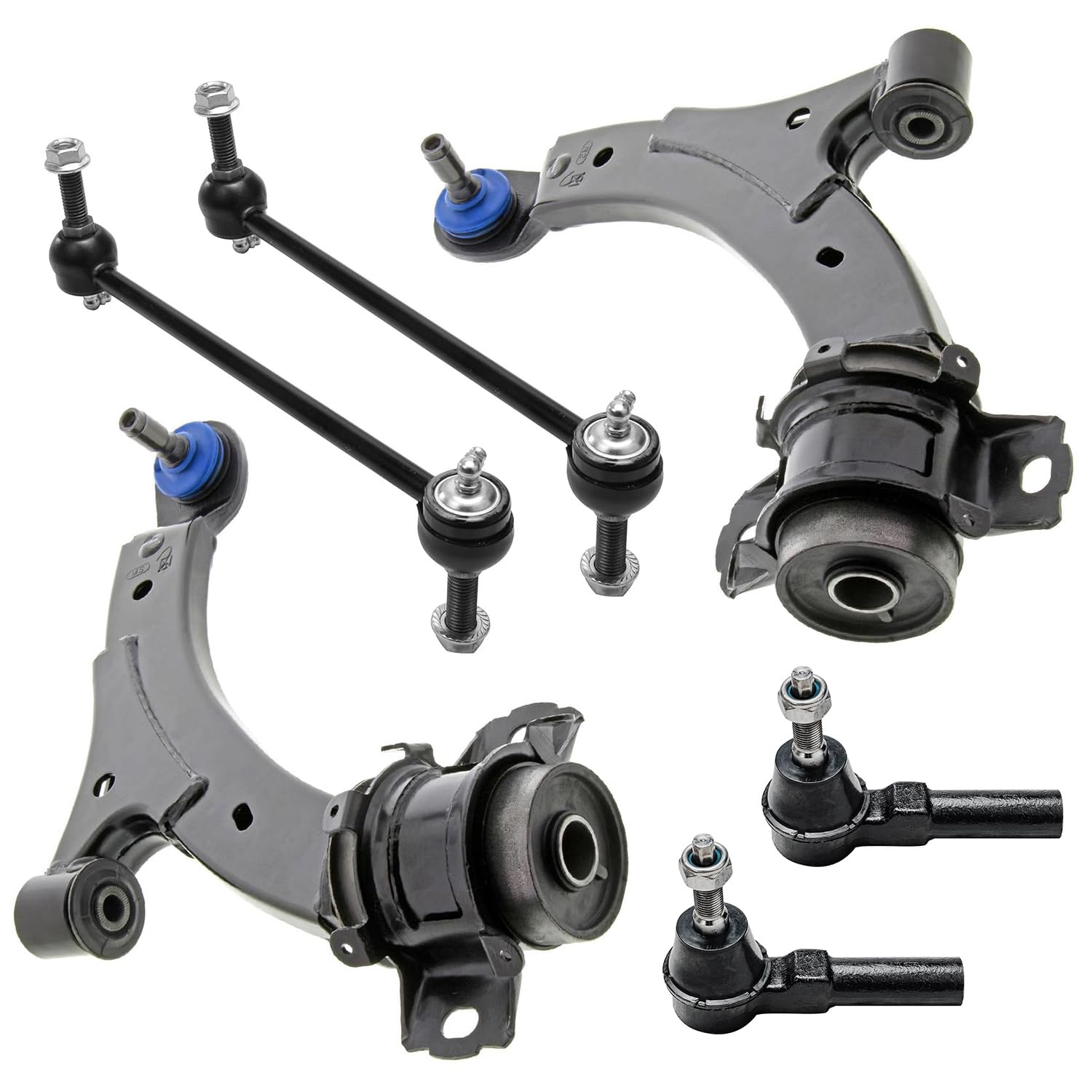 Detroit Axle - 6pc Front End Suspension Kit for 2010-14 Ford Mustang