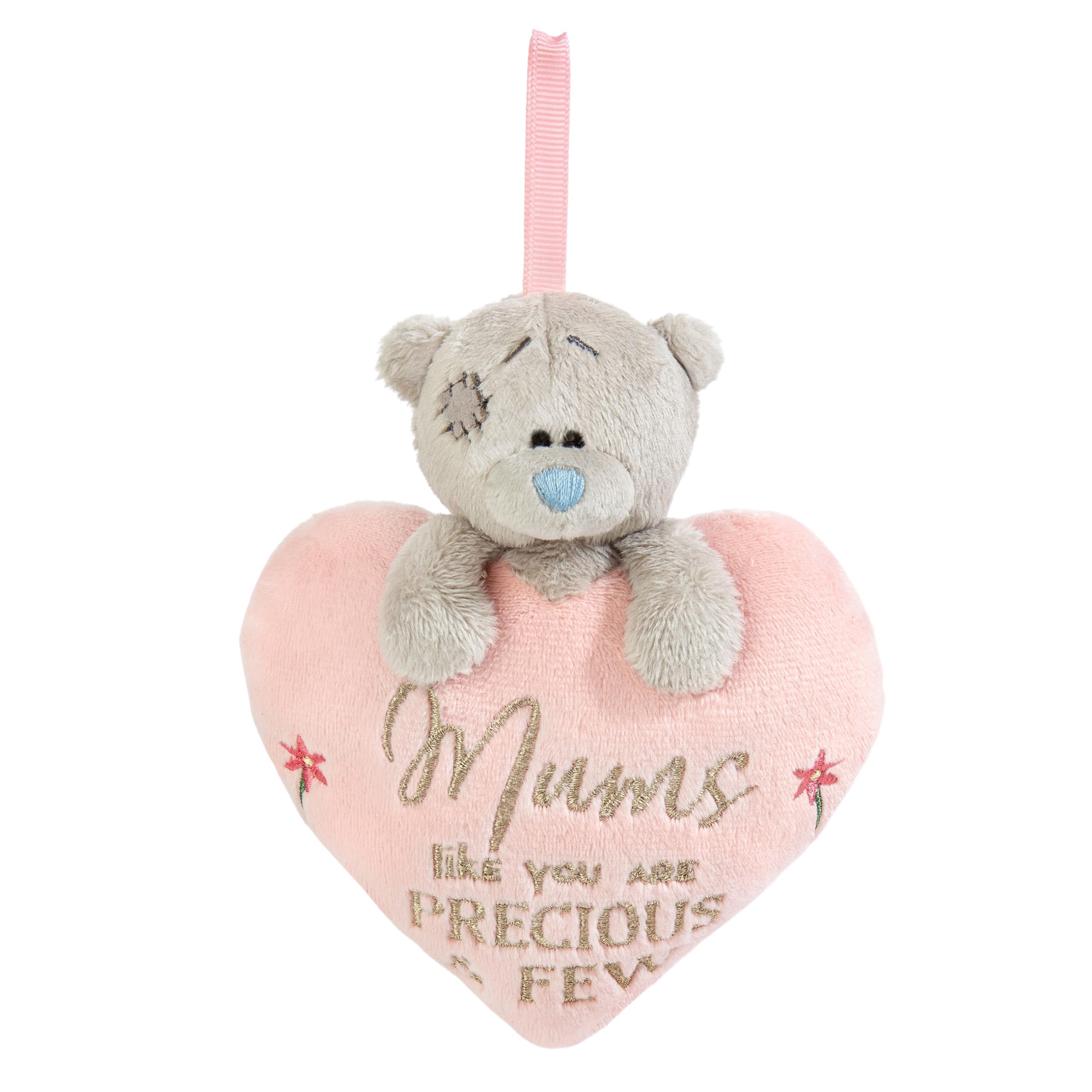 Me to You Tatty Teddy Plush 'Mums Like You' Hanging Plaque with Ribbon - Official Mother's Day Collection, Pink