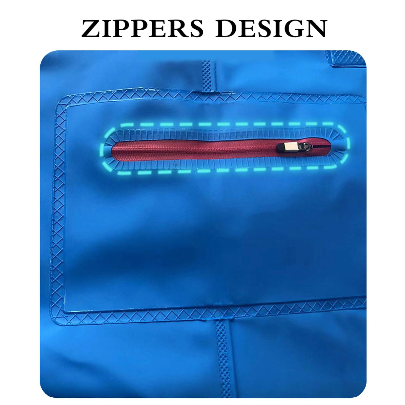 Donna Trampolieri con Tasca,Torace Pesca Waders con Stivali,Scafandro con Cintura,Pantaloni da Pesca con Bretelle,Impermeabile,Traspirante,per Pesca Sportiva,Caccia,Sport all'Aria Aperta