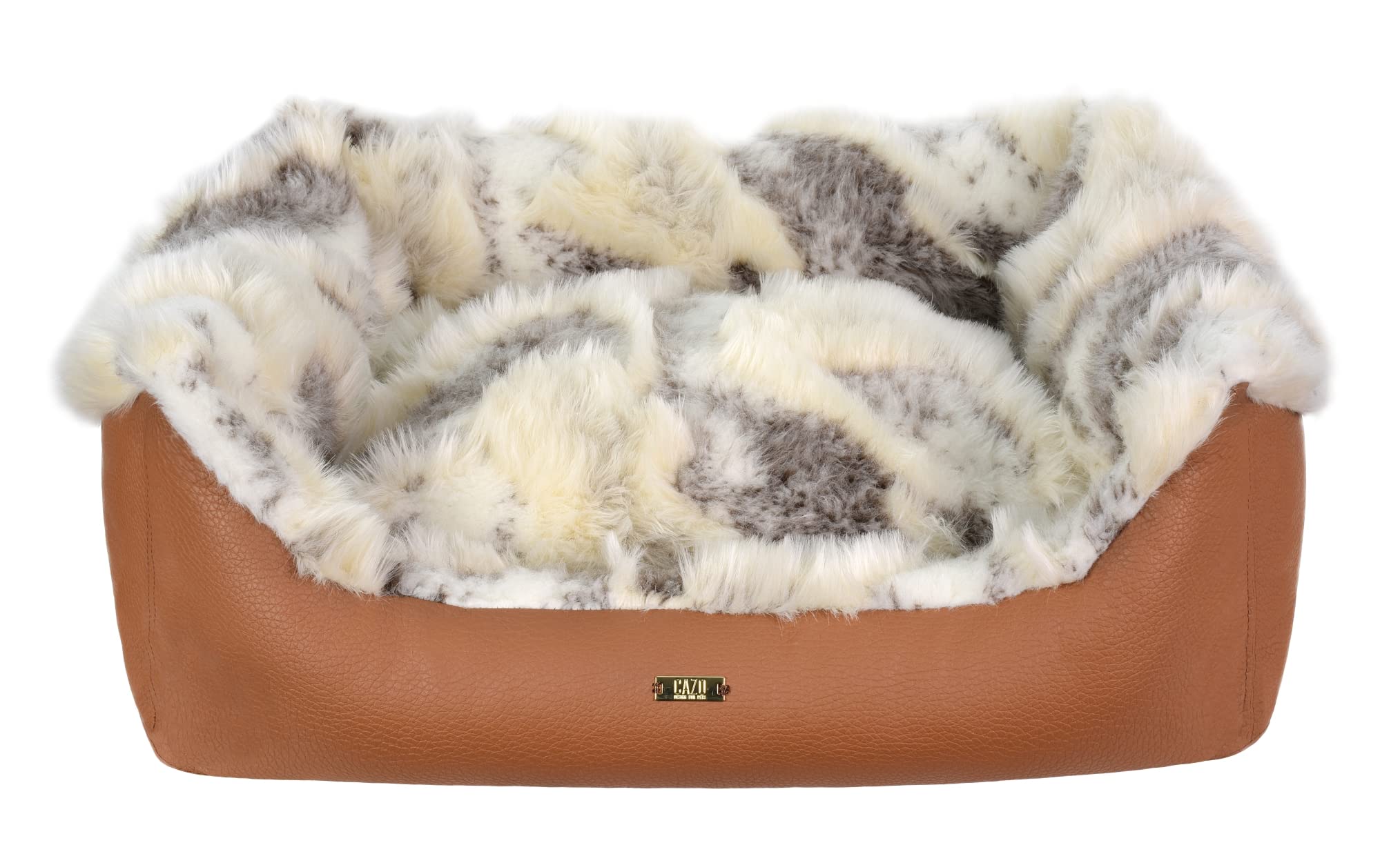 Cama de plumón CAZO Poli para Perros y Gatos 93 x 72 cm, tamaño interior 65 x 50 cm, talla L
