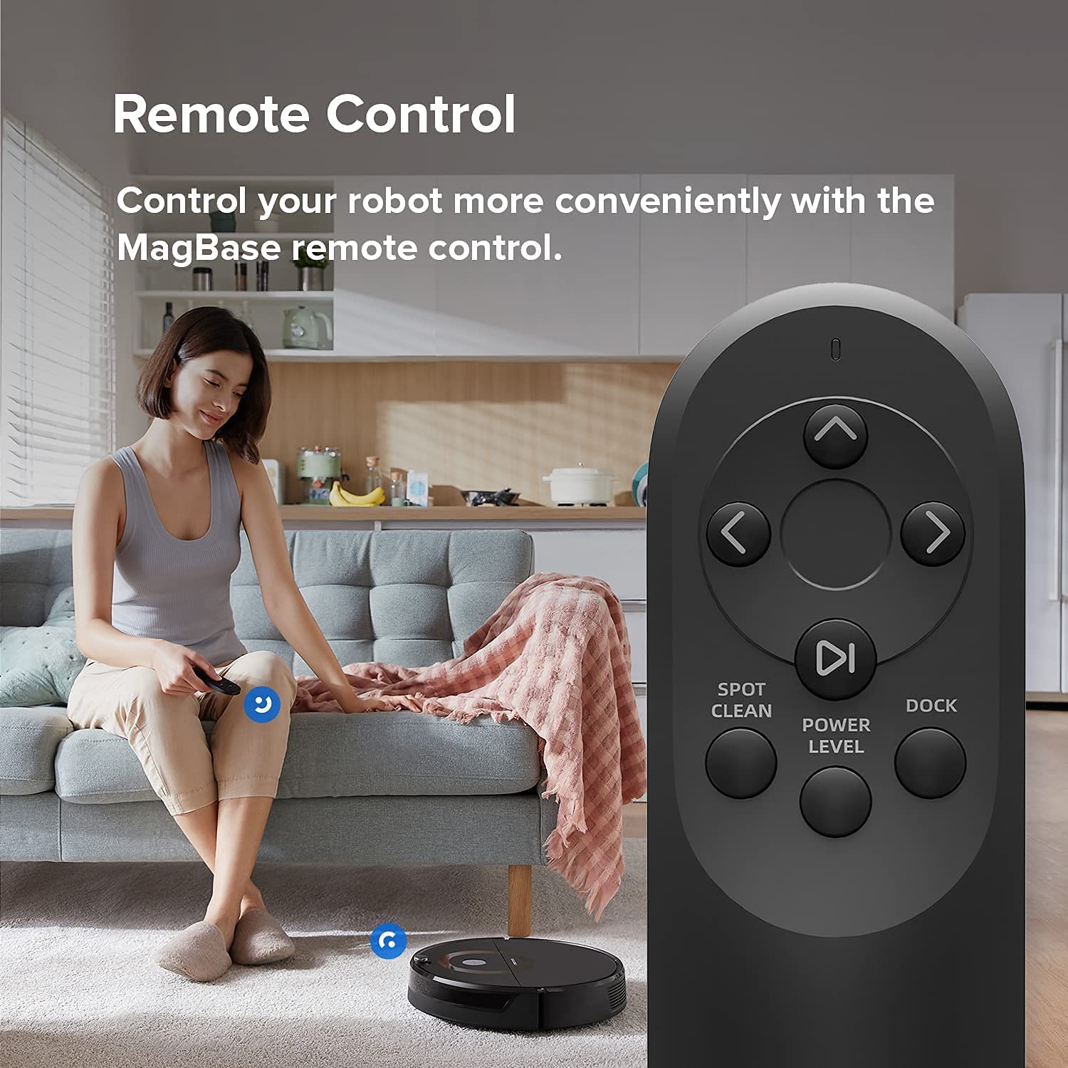 ROBOT ASPIRADOR ROBOROCK E5/ FRIEGASUELOS/ AUTONOMÍA 3.5H/ CONTROL POR WIFI