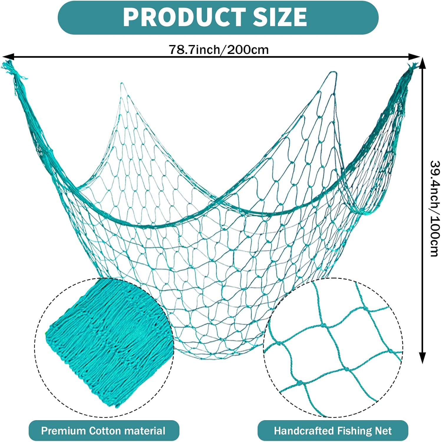 14 Pack Natural Fish Netting Decorative 80 x 40 Inch Beach Ocean Decoration Fish Net Photo Decorations Pirate Nautical Sea Party Decorations Picture for Wall Hanging (7 Colors)