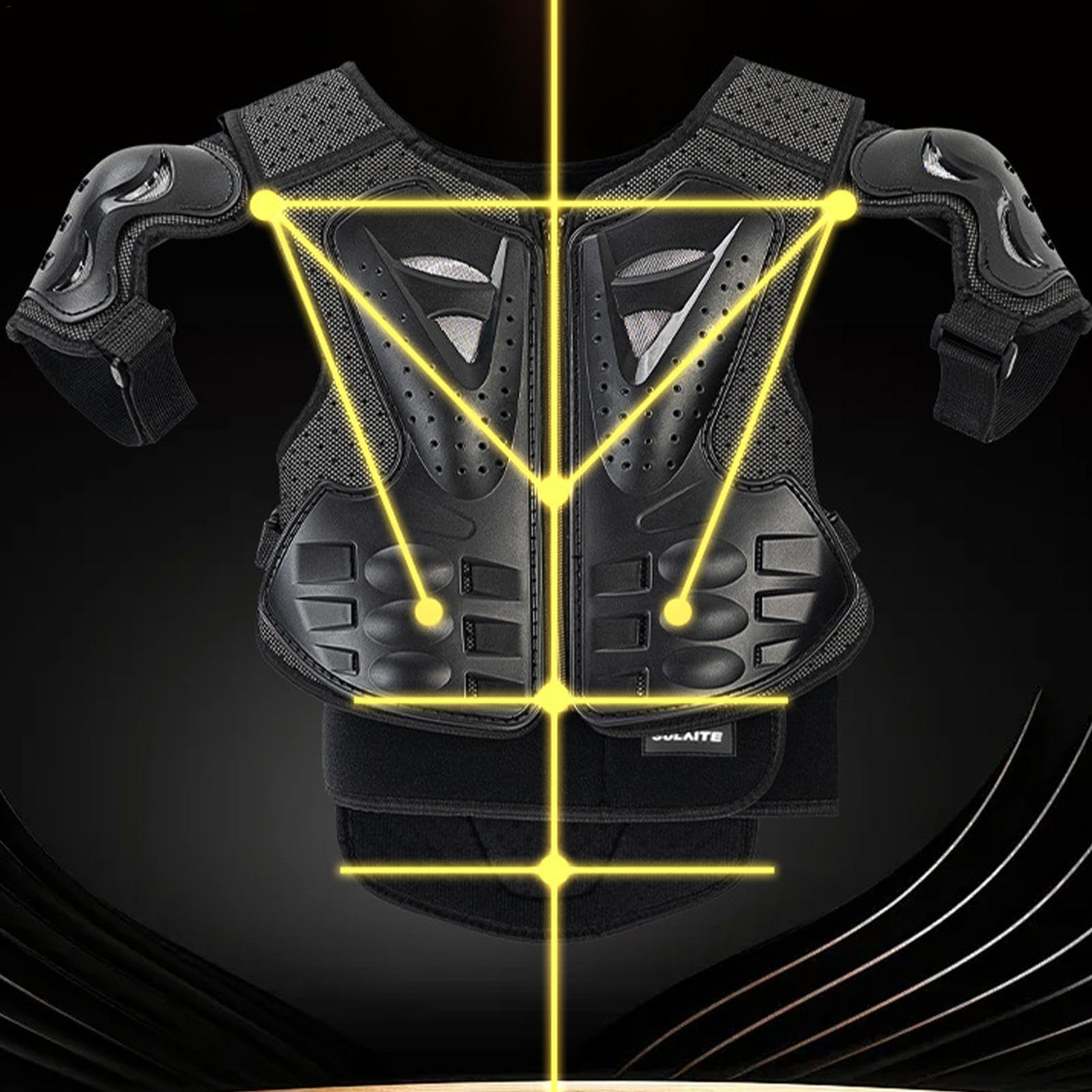 Combinaison de moto pour - Équipement de protection, combinaison d'équitation | Protections de poitrine et de coudes, ensemble d'équipement de sport confortable pour les activités de moto et | d'équitation | Protections de poitrine et de coudes, ensemble