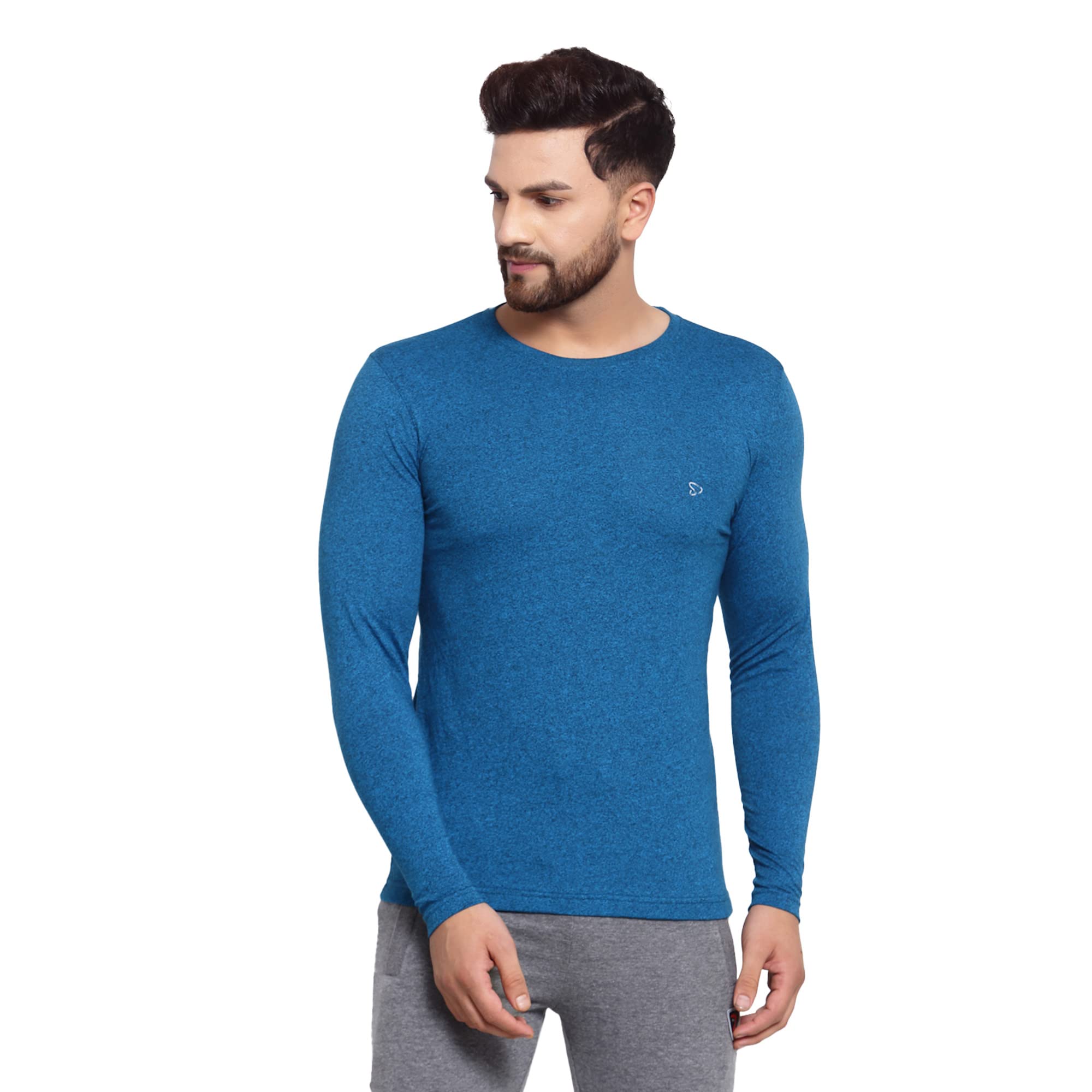 Men's Full Sleeve T-Shirts - Cotton Blend | Soft & Comfortable | Round Neck | Superior Construction for Durability | Modern Slim Fit-image-41