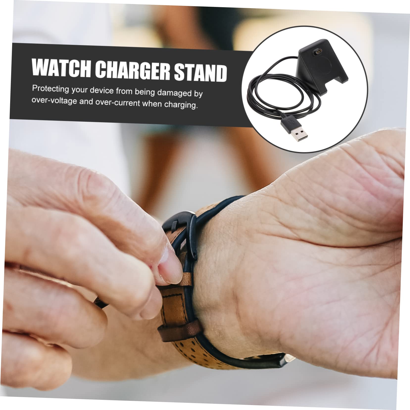 Artibetter 5pièces Station De Charge pour Montre Sportive Chargeur Compatible Rechargement Rapide Et Sécurisé Design Compact Et Léger Performance Anti-interférence Optimale