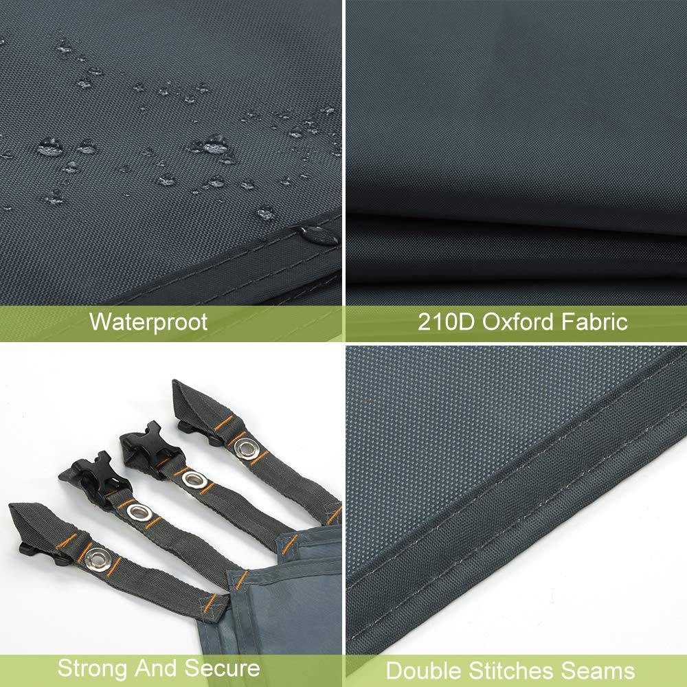 Forceatt Bâche de camping imperméable, pour 2 et 3 personnes, ultra légère pour pique-nique et plage, empreinte de pied de tente et randonnée (3 personnes)