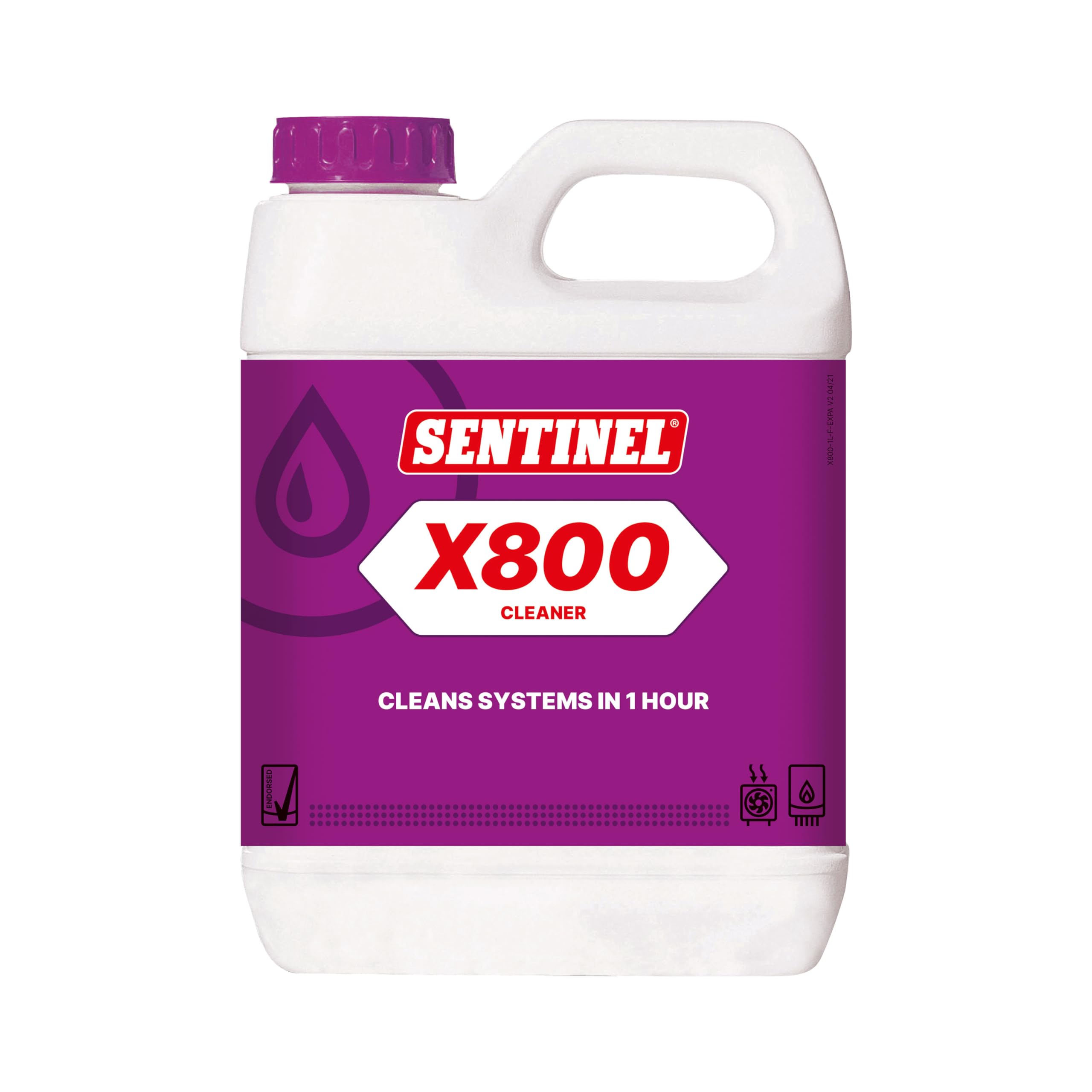 Sentinel X800 Heating Cleaner 1 Litre SEALED Tatty