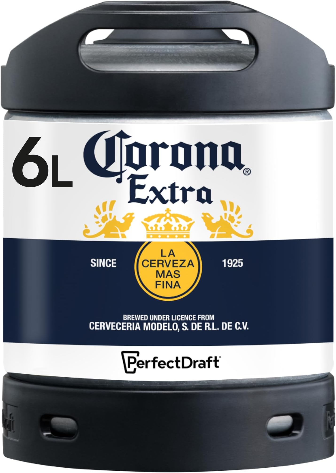 Corona Extra Lager Beer keg for Philips Machine, 6 L